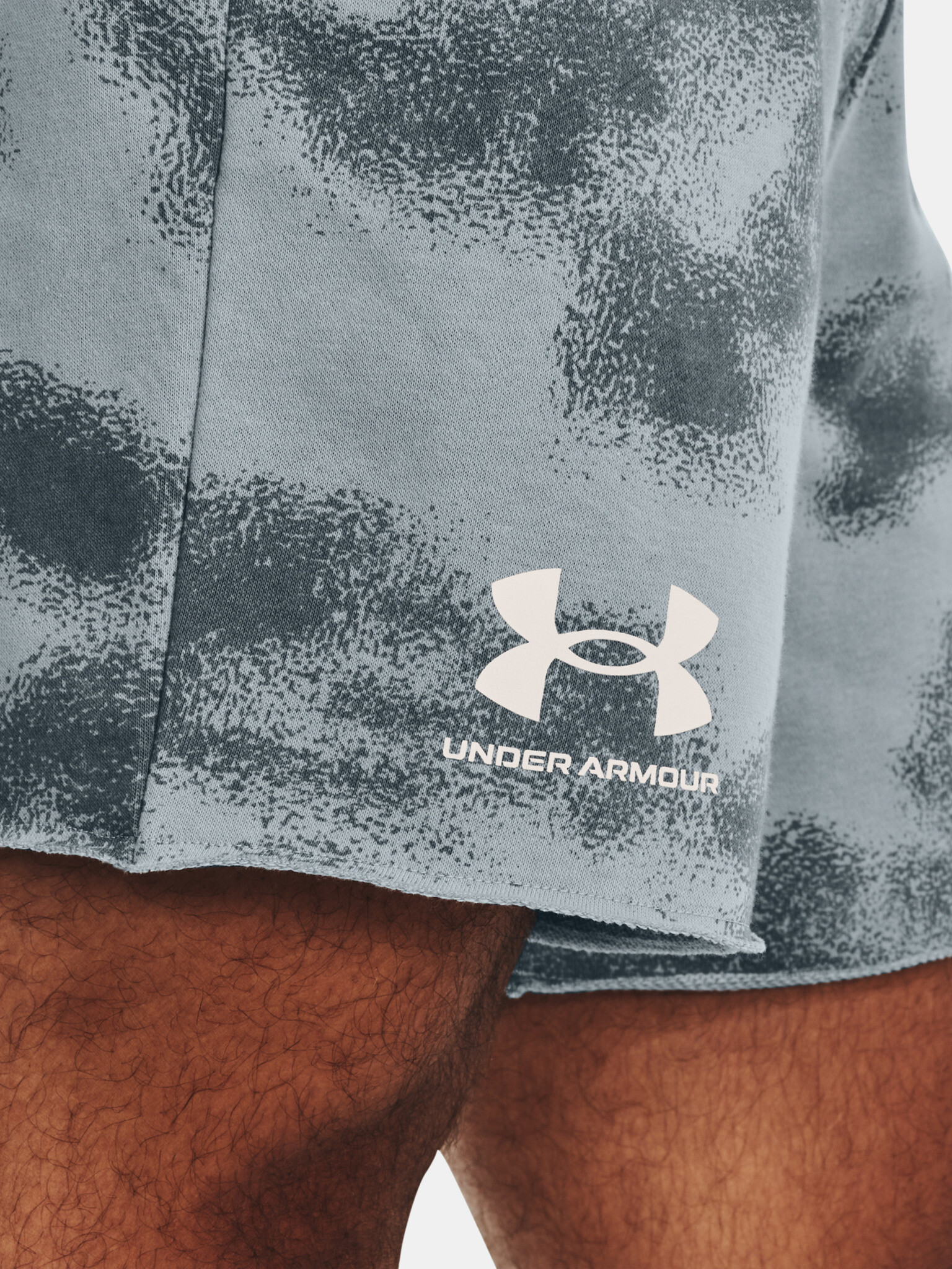 Under Armour UA Rival Terry 6in Kraťasy Modrá - Pepit.sk