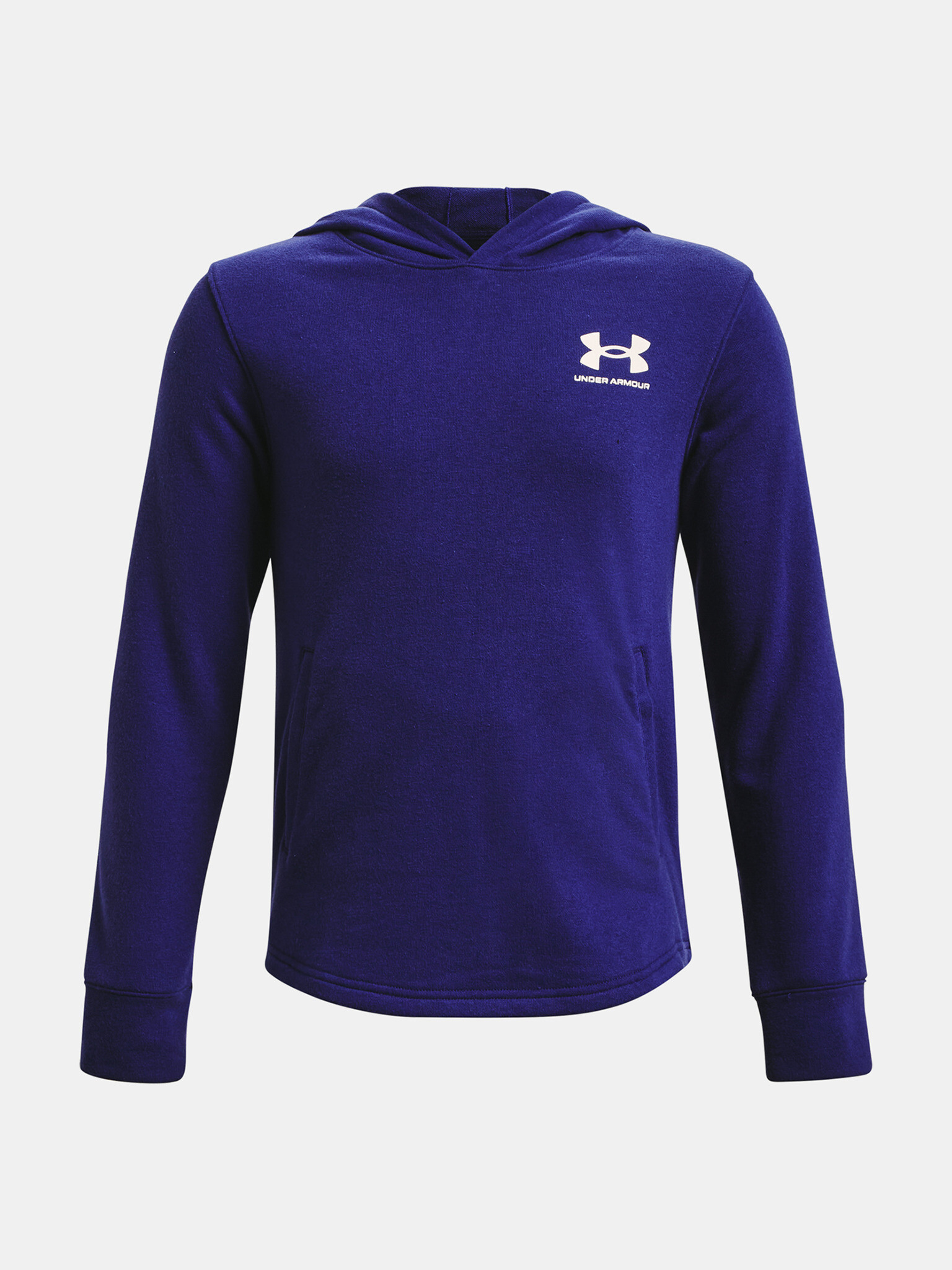 Under Armour UA Rival Terry Hoodie Mikina detská Modrá - Pepit.sk