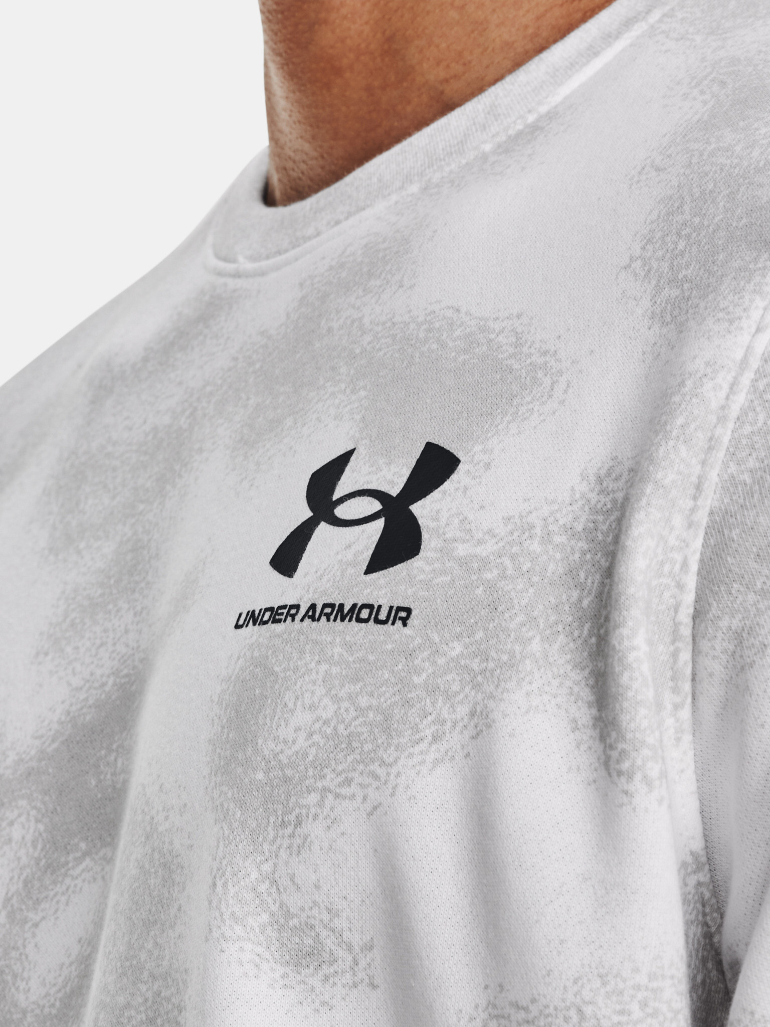 Under Armour UA Rival Terry Nov Crew Mikina Biela - Pepit.sk