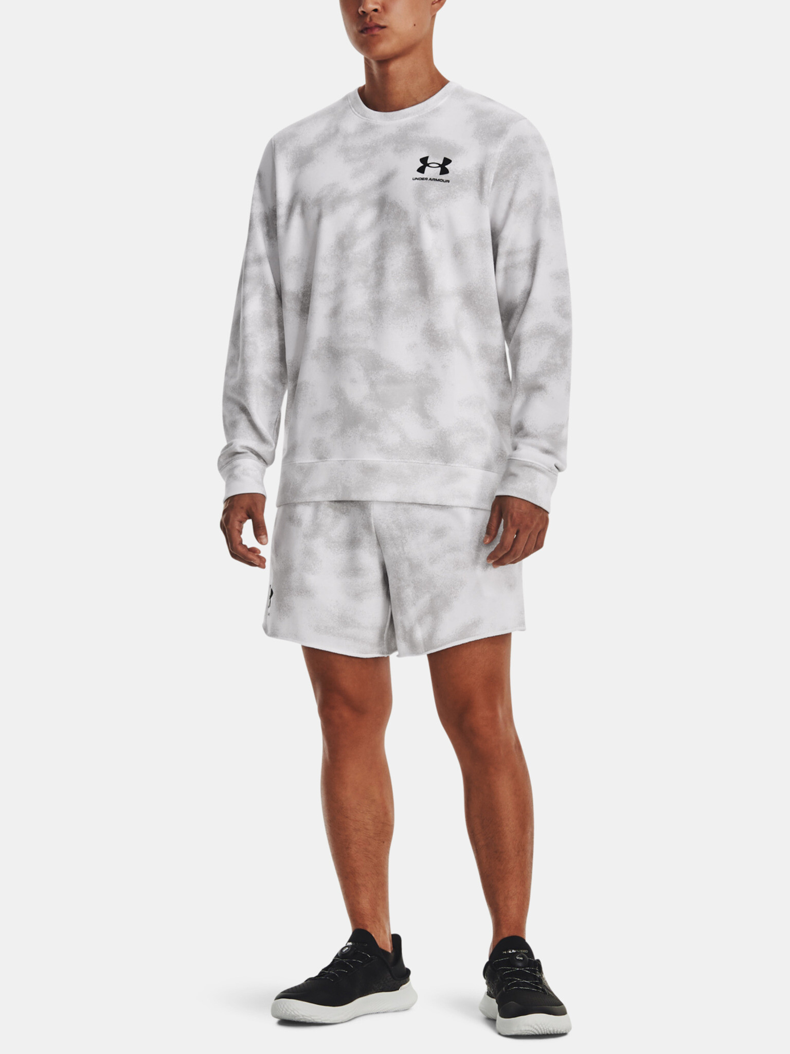 Under Armour UA Rival Terry Nov Crew Mikina Biela - Pepit.sk