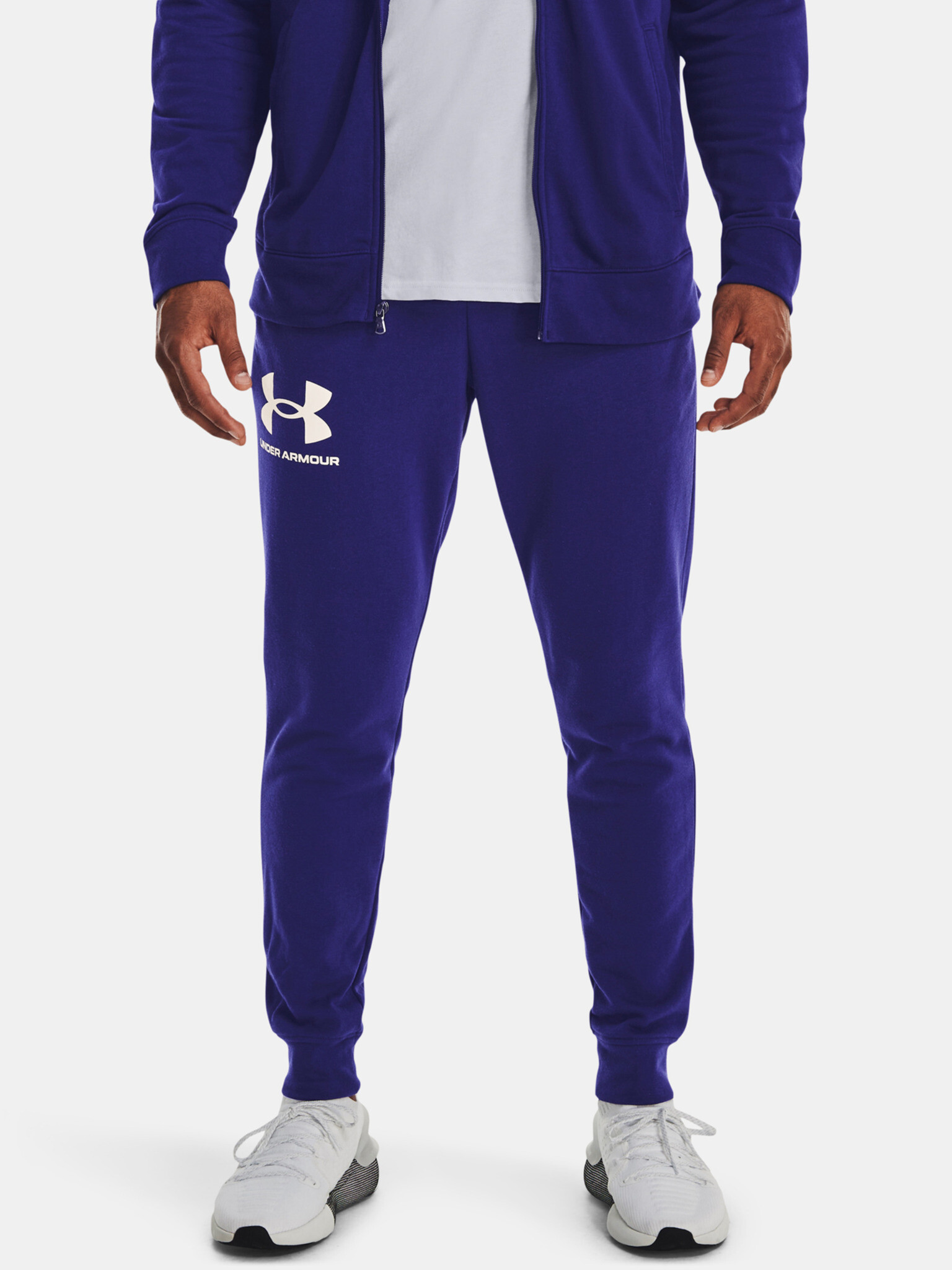 Under Armour UA Rival Terry Tepláky Modrá - Pepit.sk