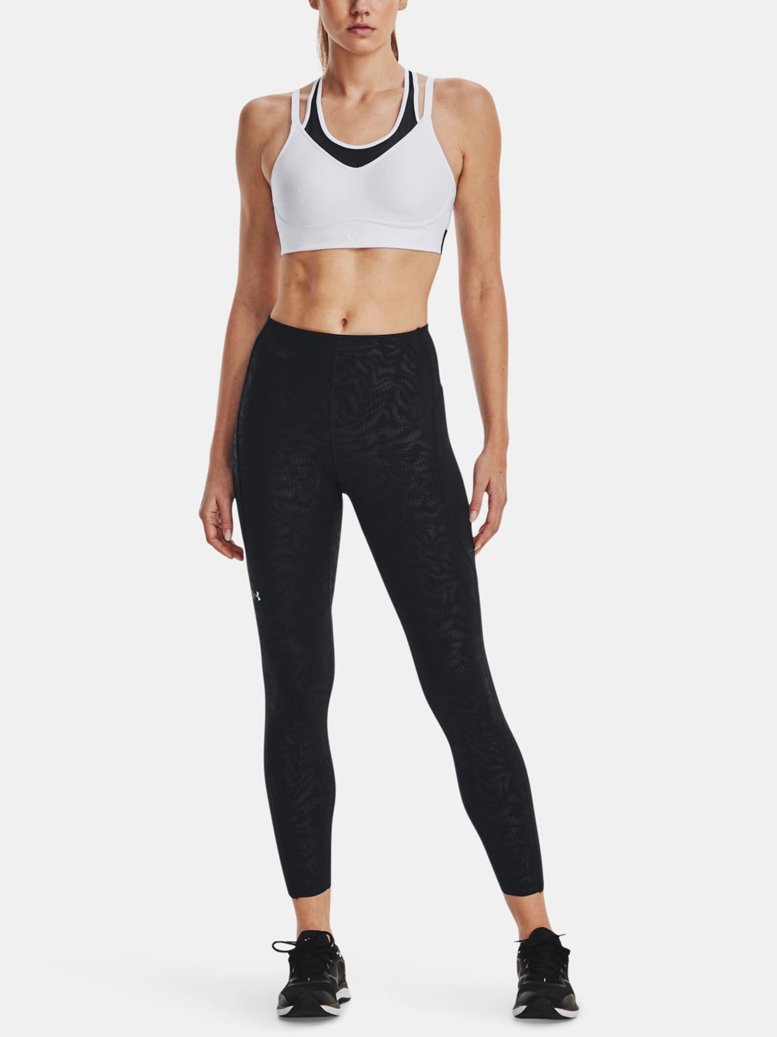 Under Armour UA Rush Legging Emboss Perf Legíny Čierna - Pepit.sk