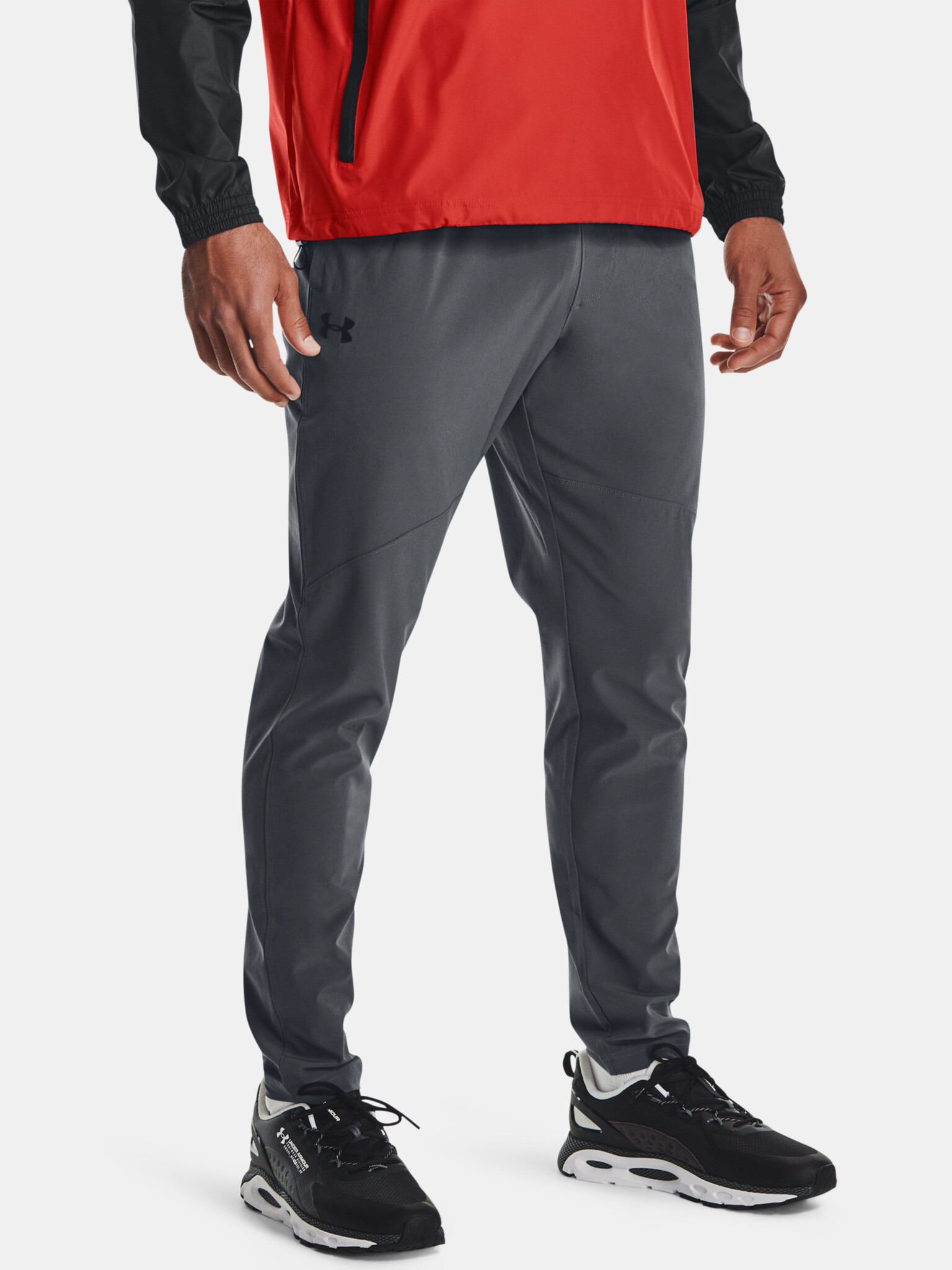 Under Armour UA Stretch Woven Tepláky Šedá - Pepit.sk