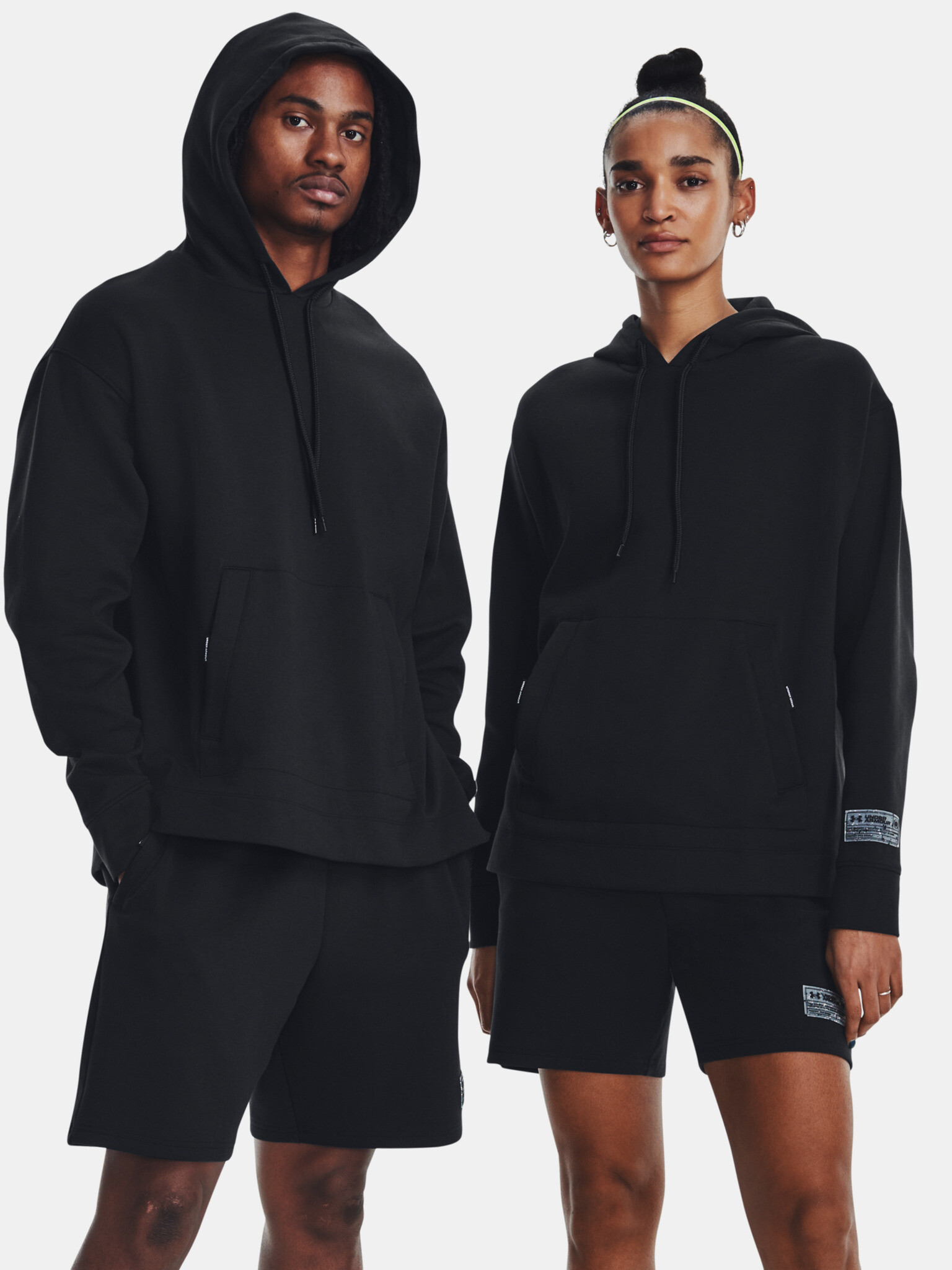 Under Armour UA Summit Knit Hoodie-BLK Mikina Čierna - Pepit.sk