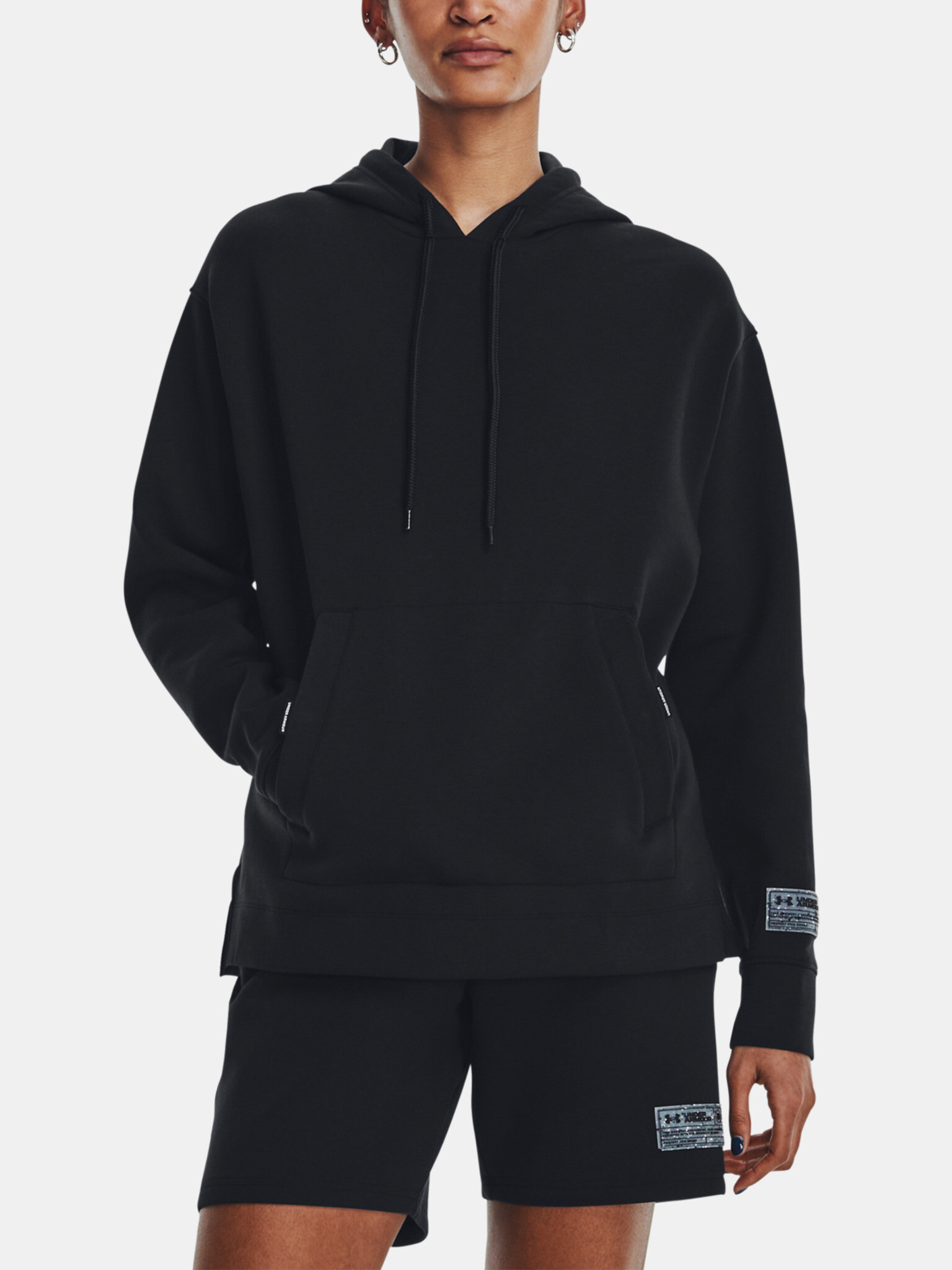 Under Armour UA Summit Knit Hoodie-BLK Mikina Čierna - Pepit.sk