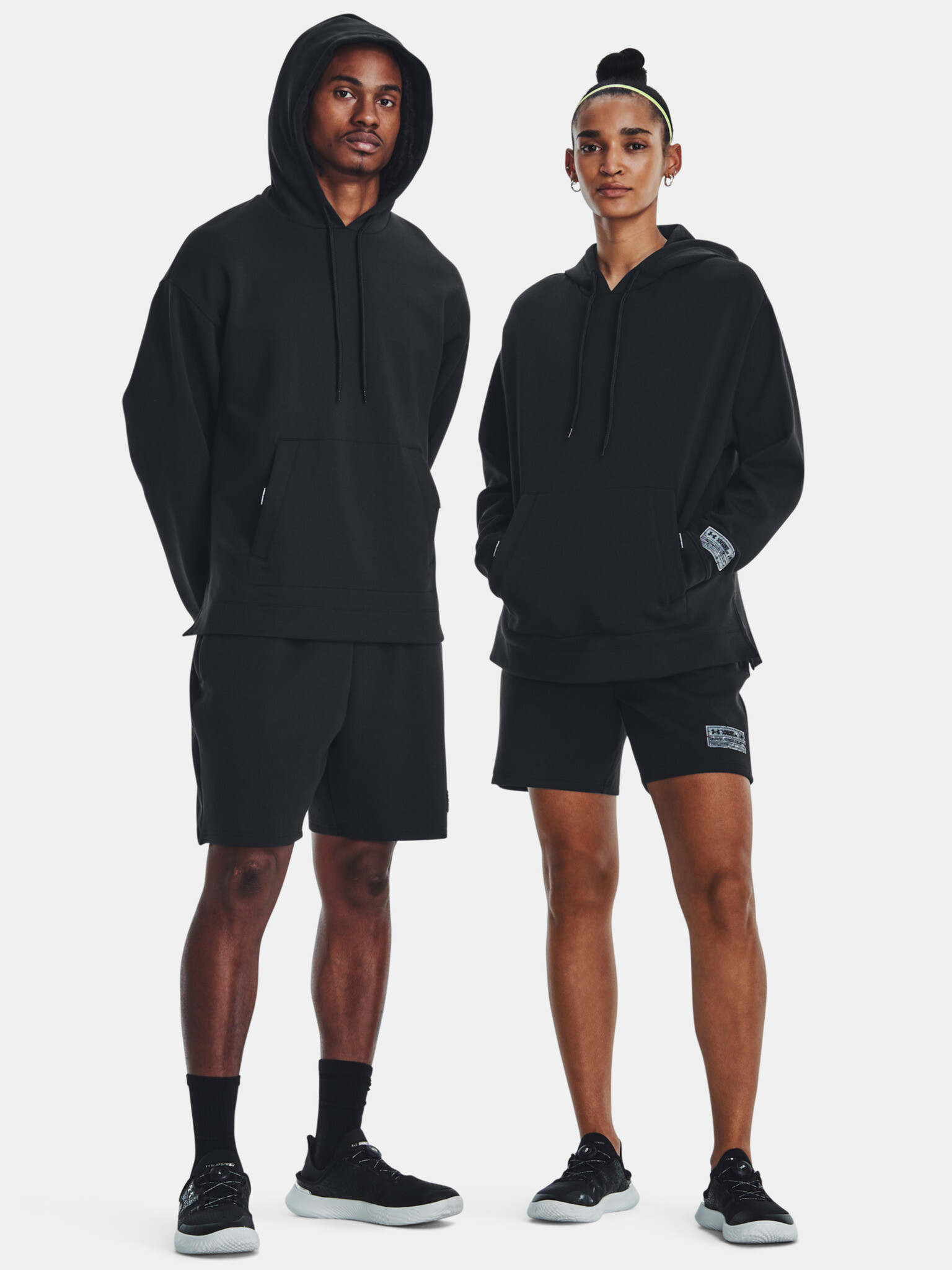 Under Armour UA Summit Knit Hoodie-BLK Mikina Čierna - Pepit.sk