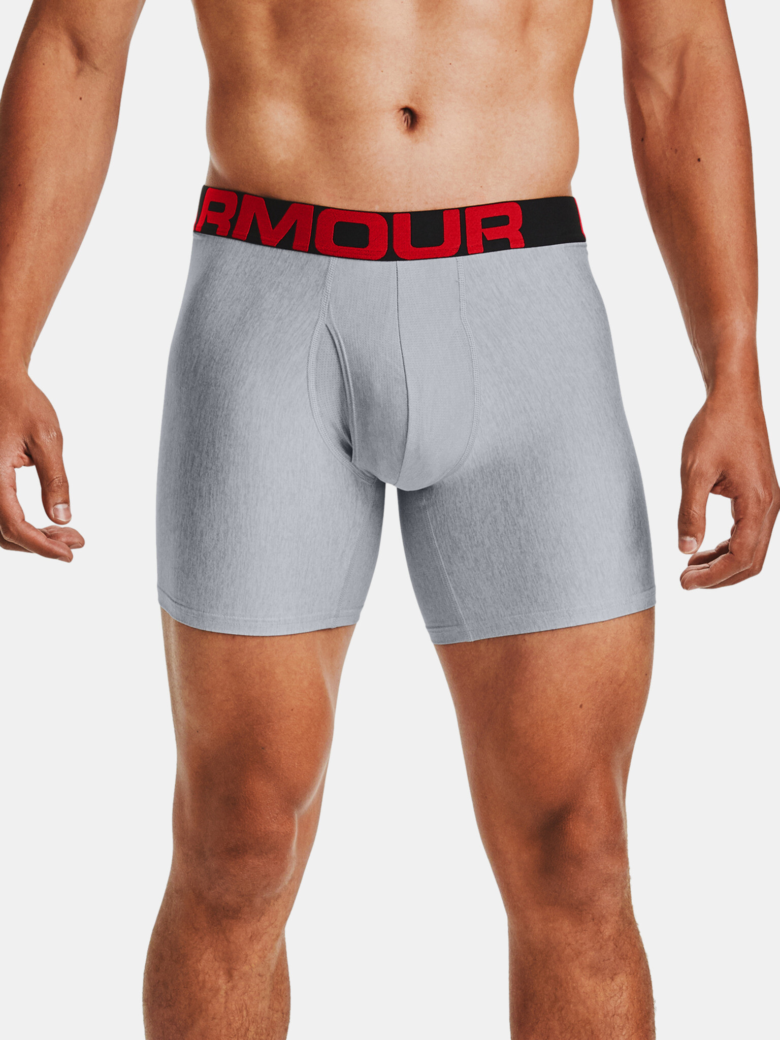 Under Armour UA Tech 6in Boxerky 2 ks Šedá - Pepit.sk