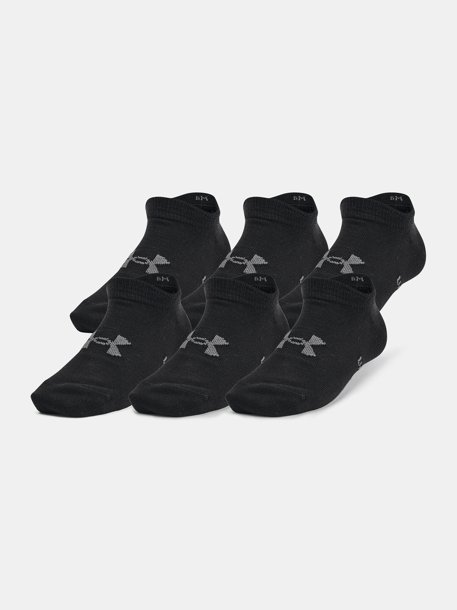 Under Armour UA Yth Essential No Show Ponožky 6 párů detské Čierna - Pepit.sk