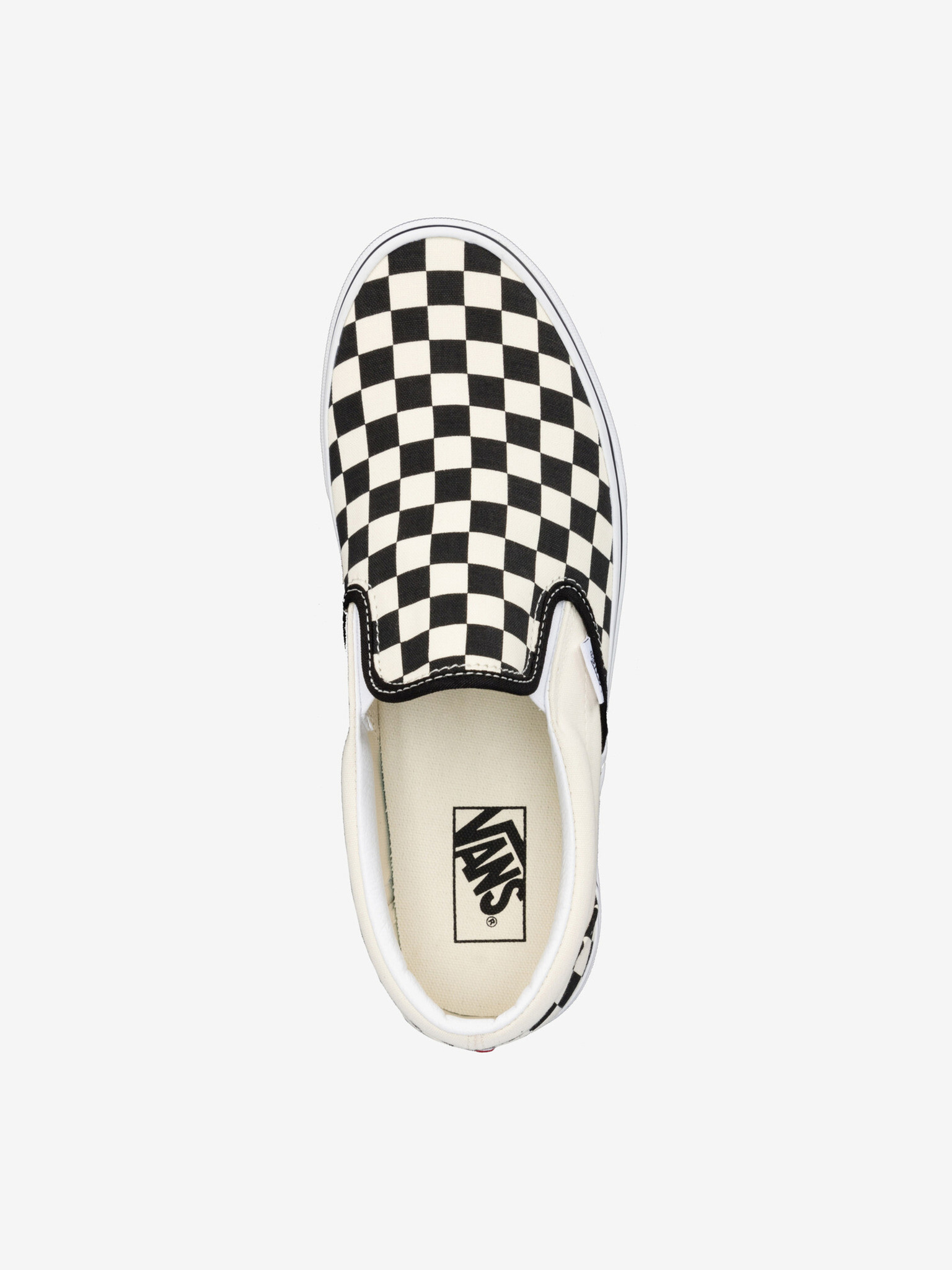 Vans Checkerboard Classic Slip On Biela - Pepit.sk