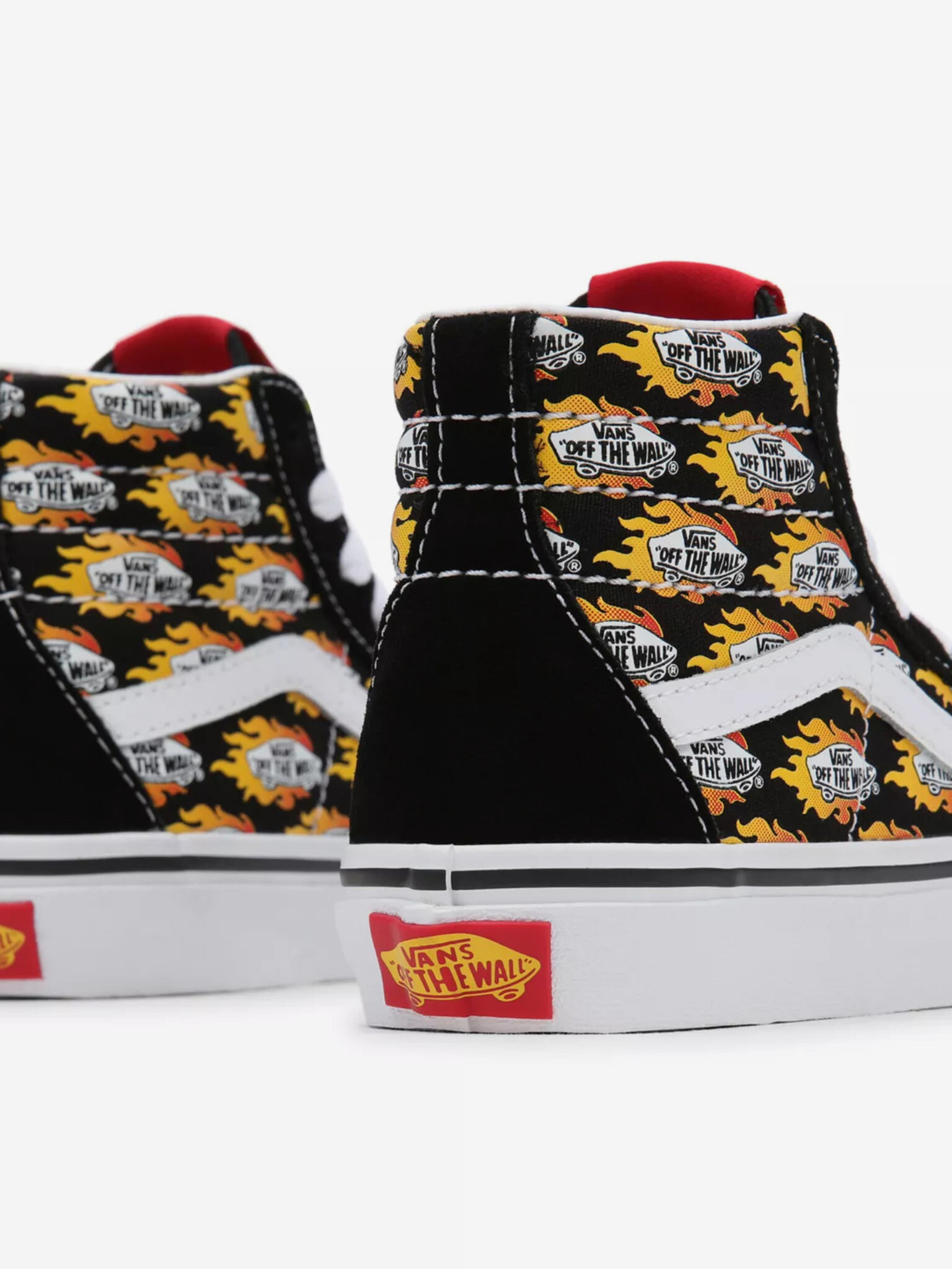 Vans Flame Logo Repeat Sk8-Hi Tenisky detské Čierna - Pepit.sk