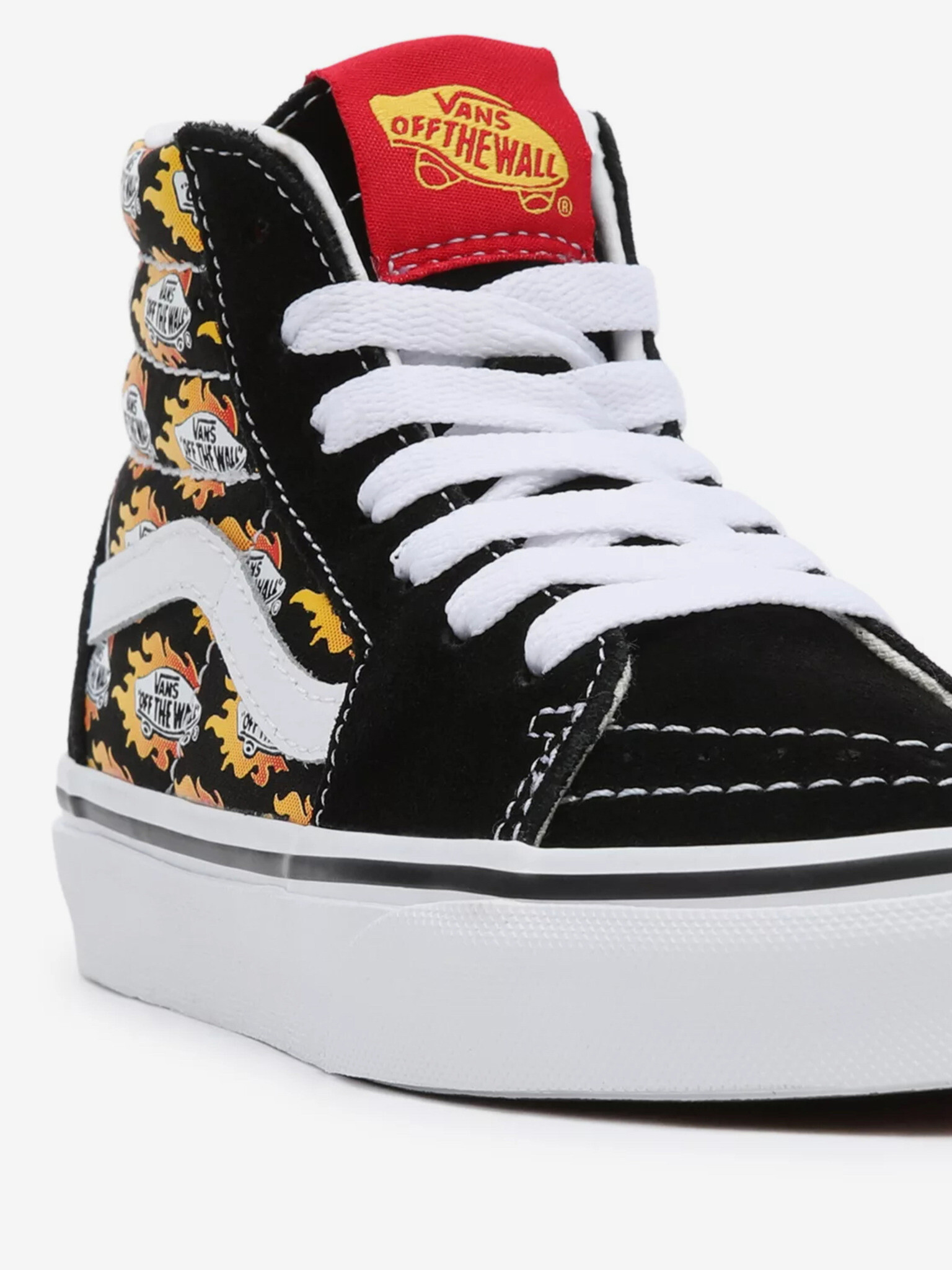 Vans Flame Logo Repeat Sk8-Hi Tenisky detské Čierna - Pepit.sk