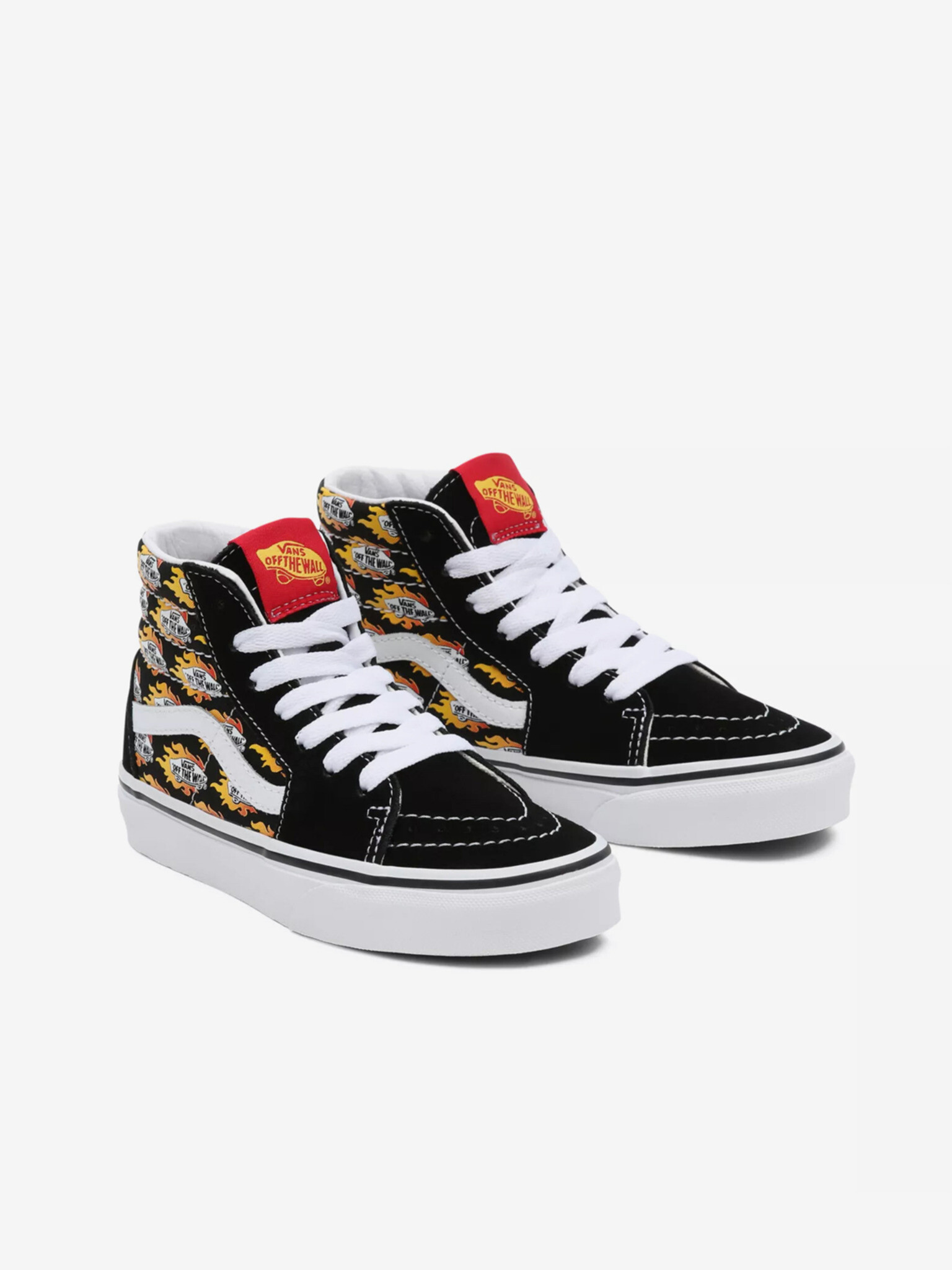 Vans Flame Logo Repeat Sk8-Hi Tenisky detské Čierna - Pepit.sk