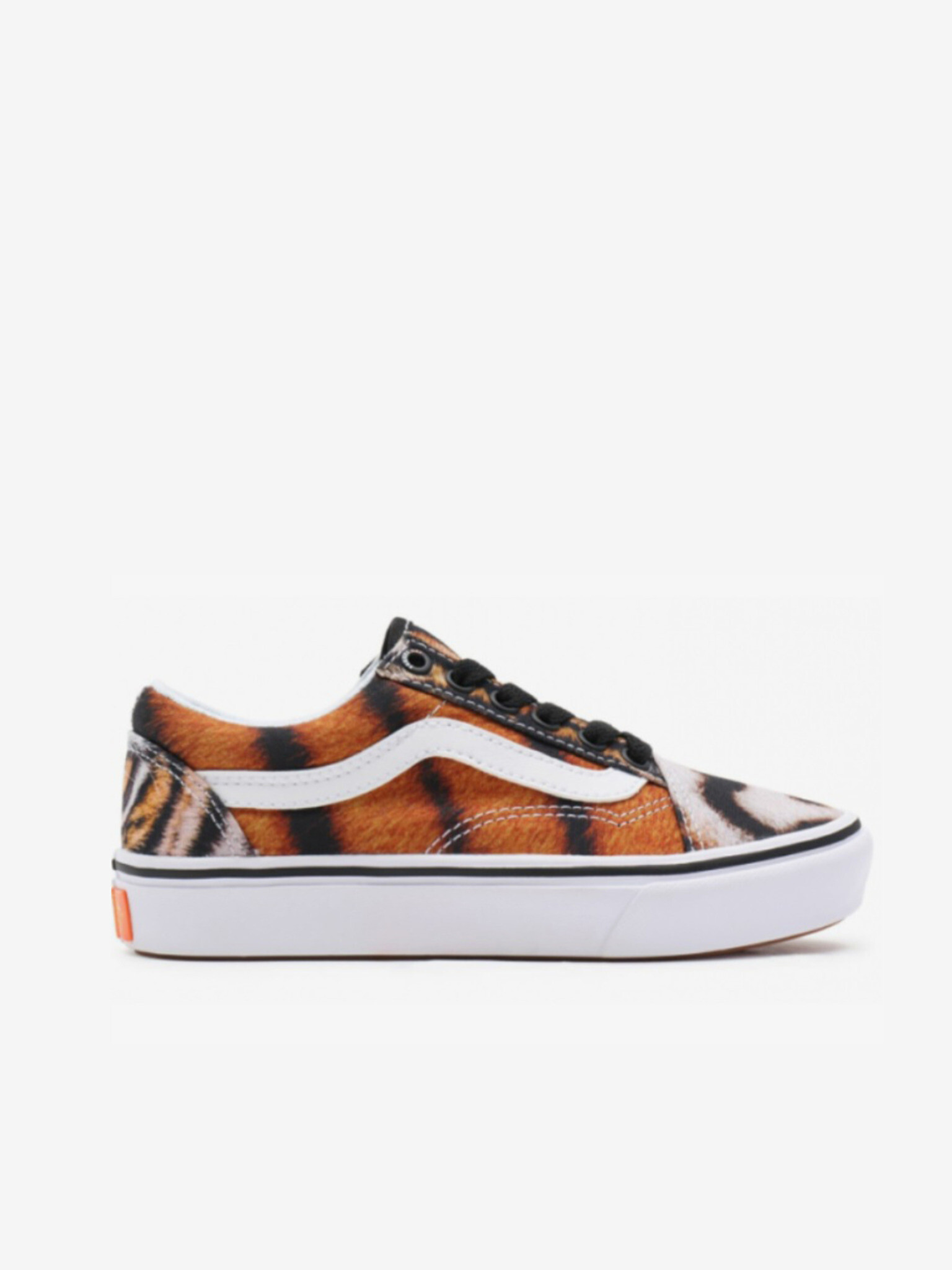 Vans x Project Cat Comfycush Old Skool Tenisky detské Biela Hnedá - Pepit.sk