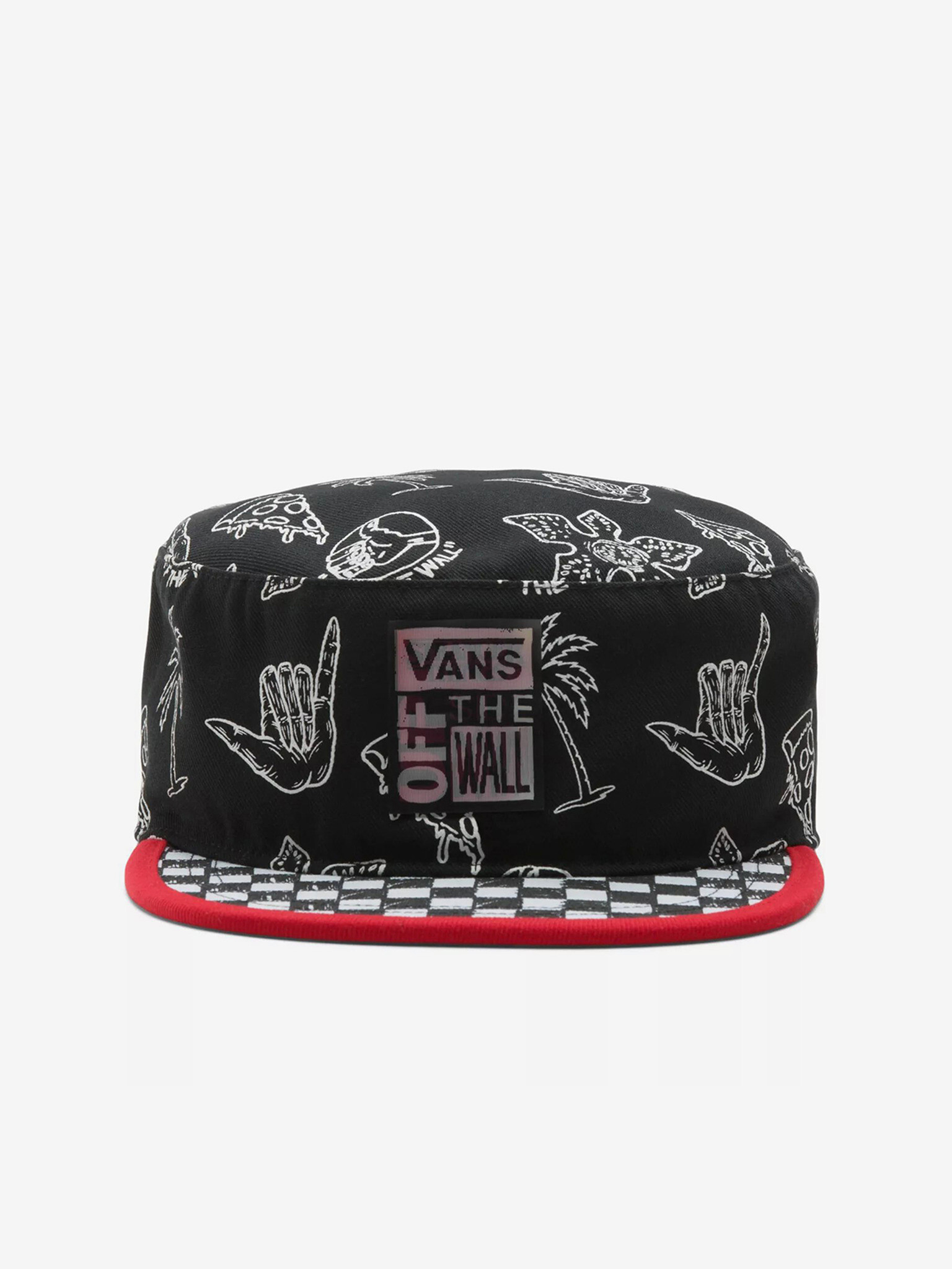 Vans x Stranger Things Sketch Pill Box Šiltovka Čierna - Pepit.sk