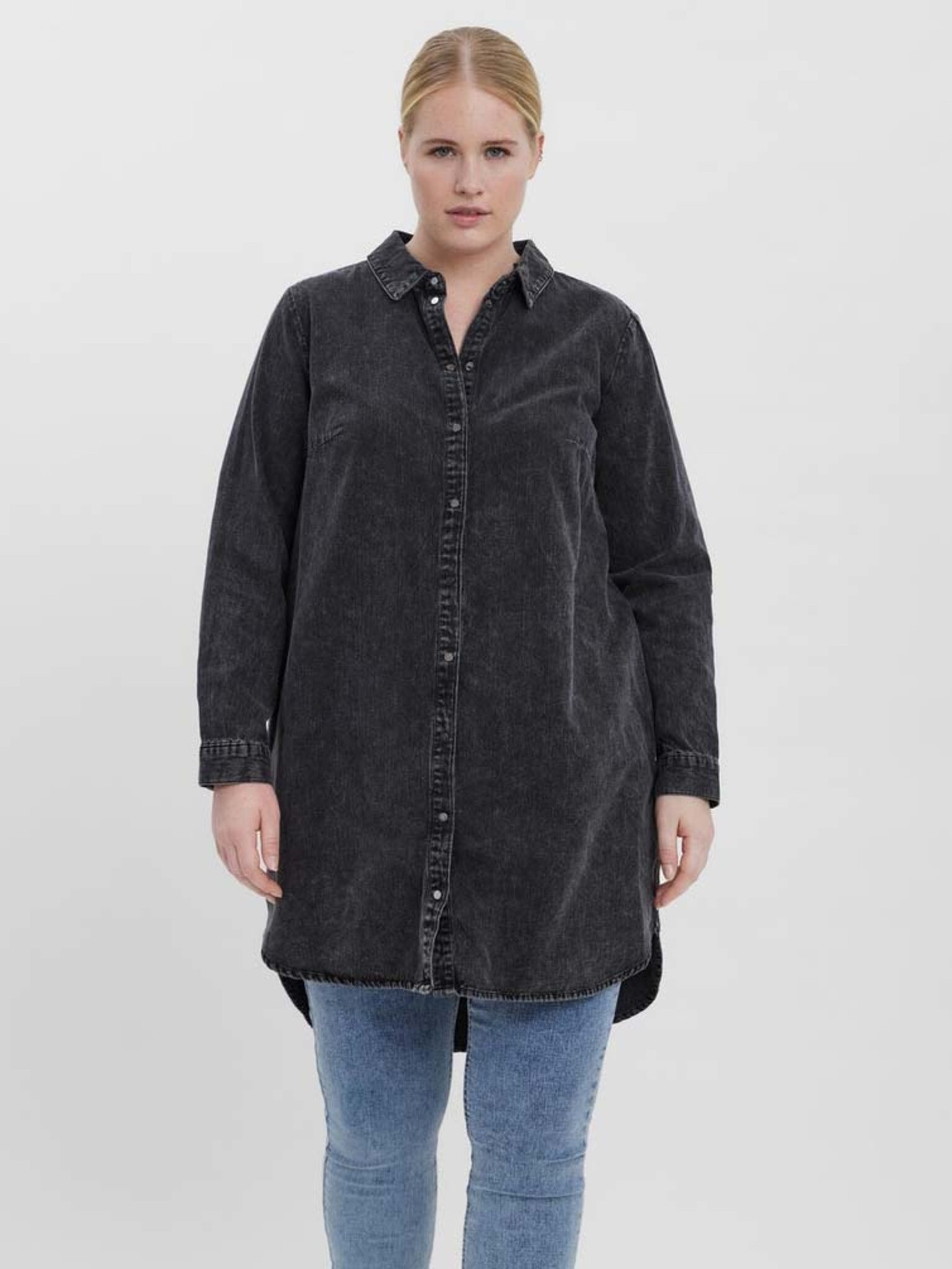 Vero Moda Curve Charlie Košeľa Šedá - Pepit.sk