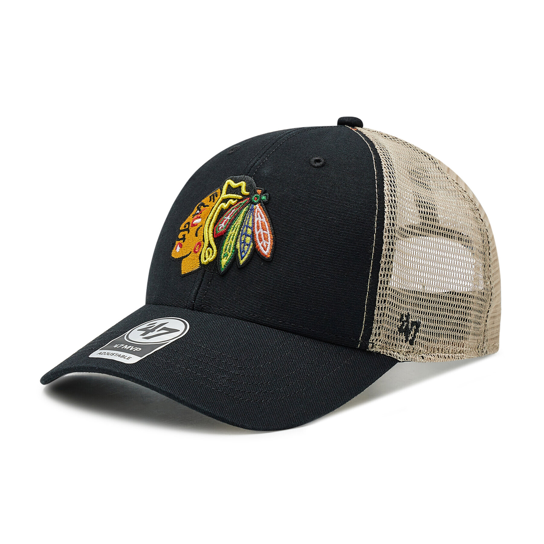 47 Brand Šiltovka Chicago Blackhawks FLGSW04GWP Čierna - Pepit.sk