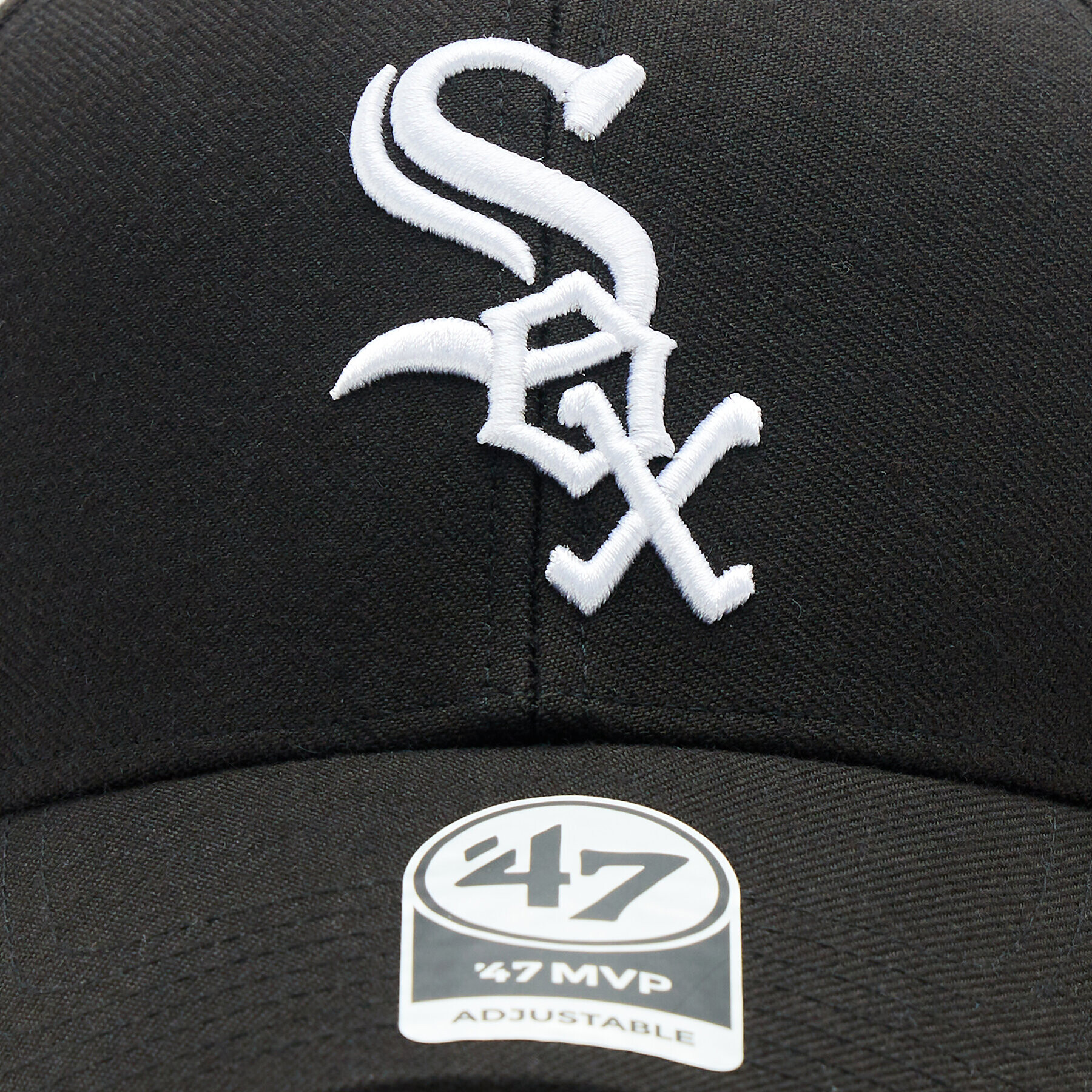 47 Brand Šiltovka MLB Chicago White Sox Sure Shot Snapback 47 MVP BCWS-SUMVP06WBP-BK06 Čierna - Pepit.sk