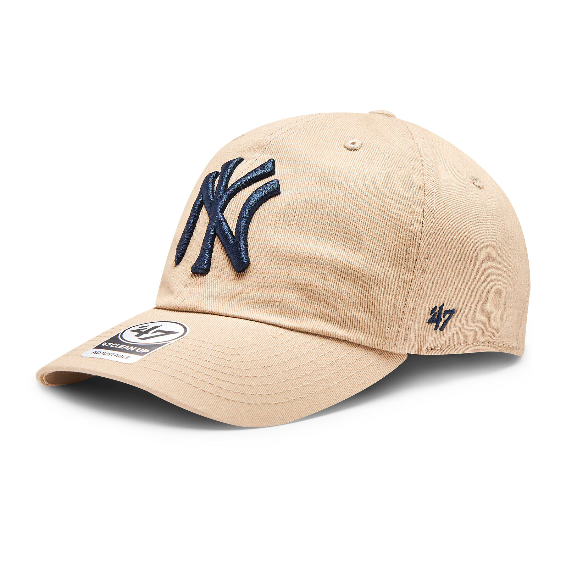 47 Brand Šiltovka MLB New York Yankees '47 CLEAN UP B-RGW17GWSNL-KHB Kaki - Pepit.sk