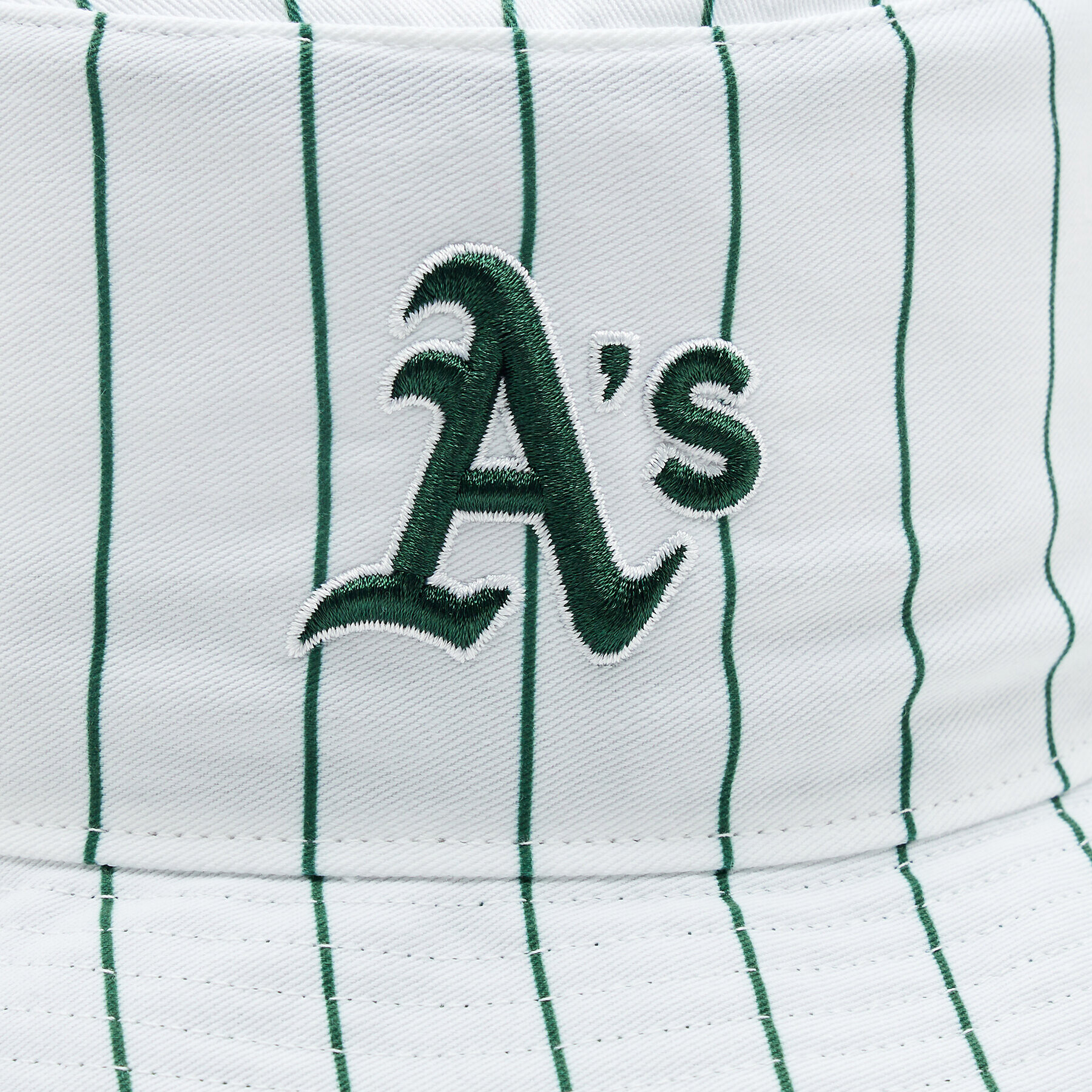 47 Brand Šiltovka MLB Oakland Athletics Pinstriped '47 BUCKET B-PINSD18PTF-DG Zelená - Pepit.sk