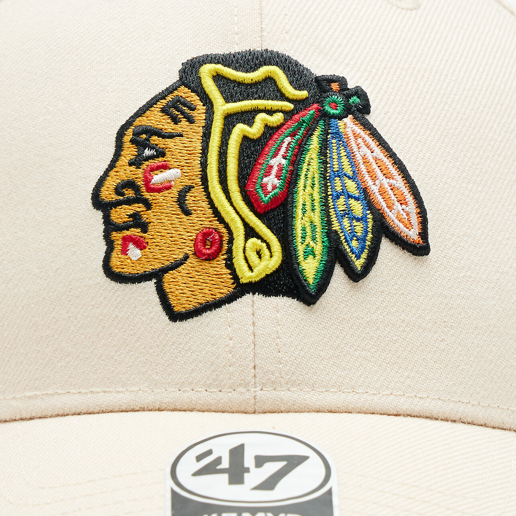 47 Brand Šiltovka NHL Chicago Blackhawks '47 MVP SNAPBACK H-MVPSP04WBP-NTB Béžová - Pepit.sk