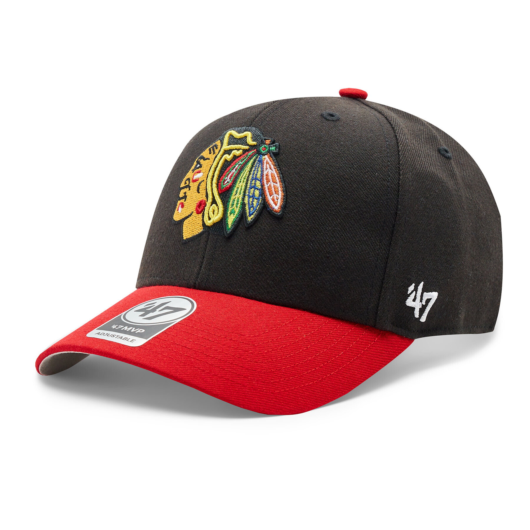 47 Brand Šiltovka NHL Chicago Blackhawks Sure Shot TT Snapback '47 MVP HVIN-SUMTT04WBP-BK94 Čierna - Pepit.sk