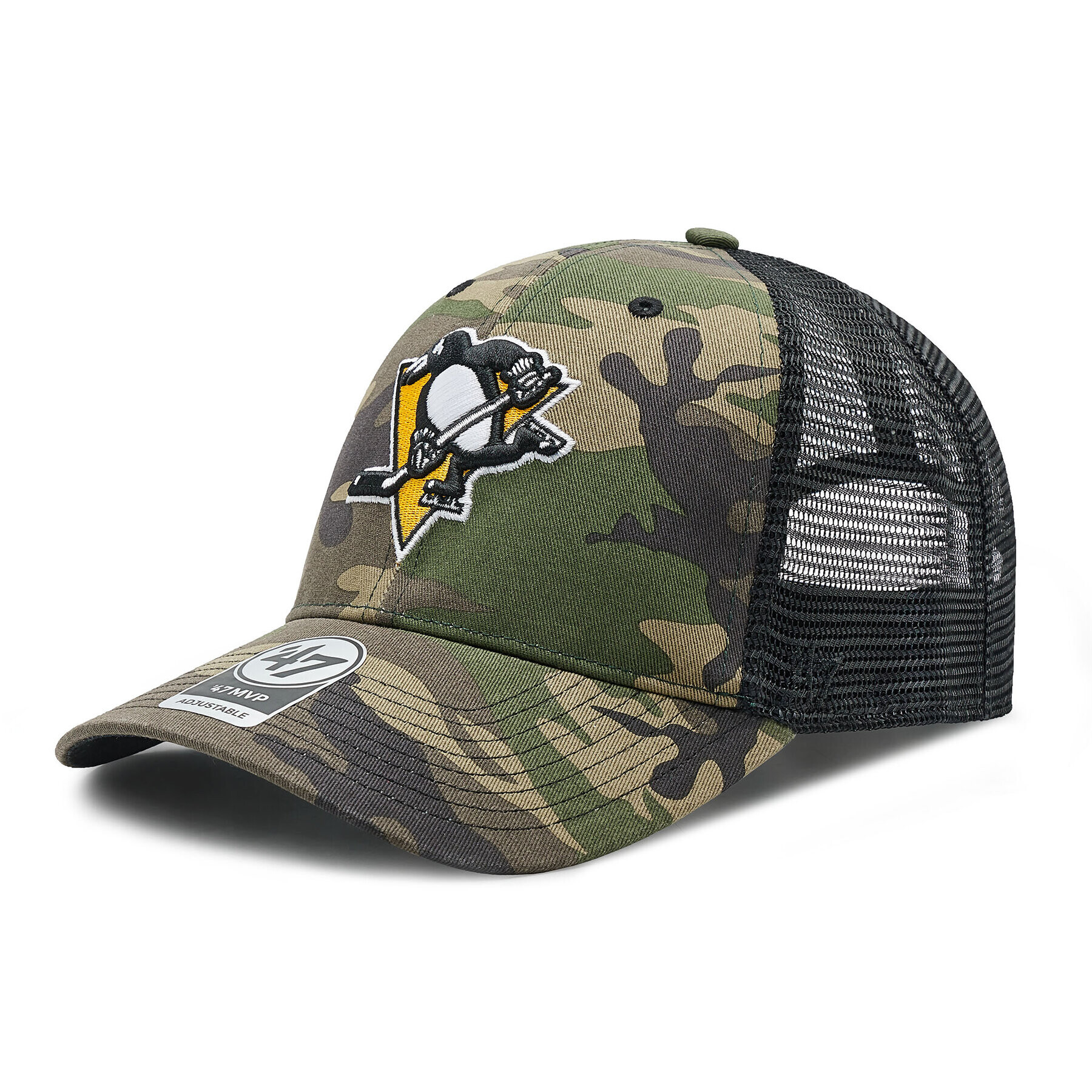 47 Brand Šiltovka NHL Pittsburgh Penguins Trucker H-CBRAN15GWP-CM Zelená - Pepit.sk