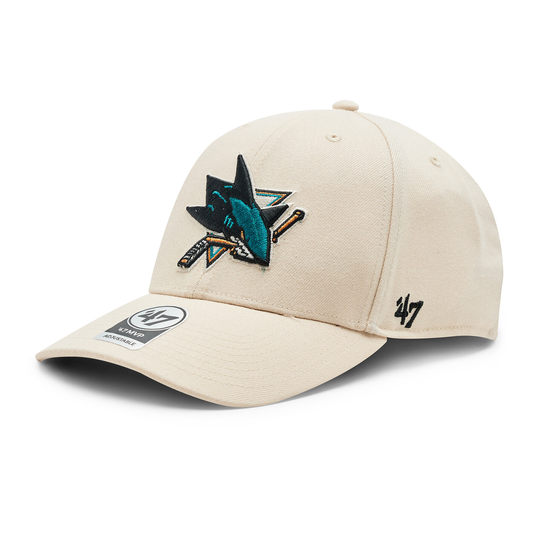 47 Brand Šiltovka NHL San Jose Sharks '47 MVP SNAPBACK H-MVPSP22WBP-NT Béžová - Pepit.sk