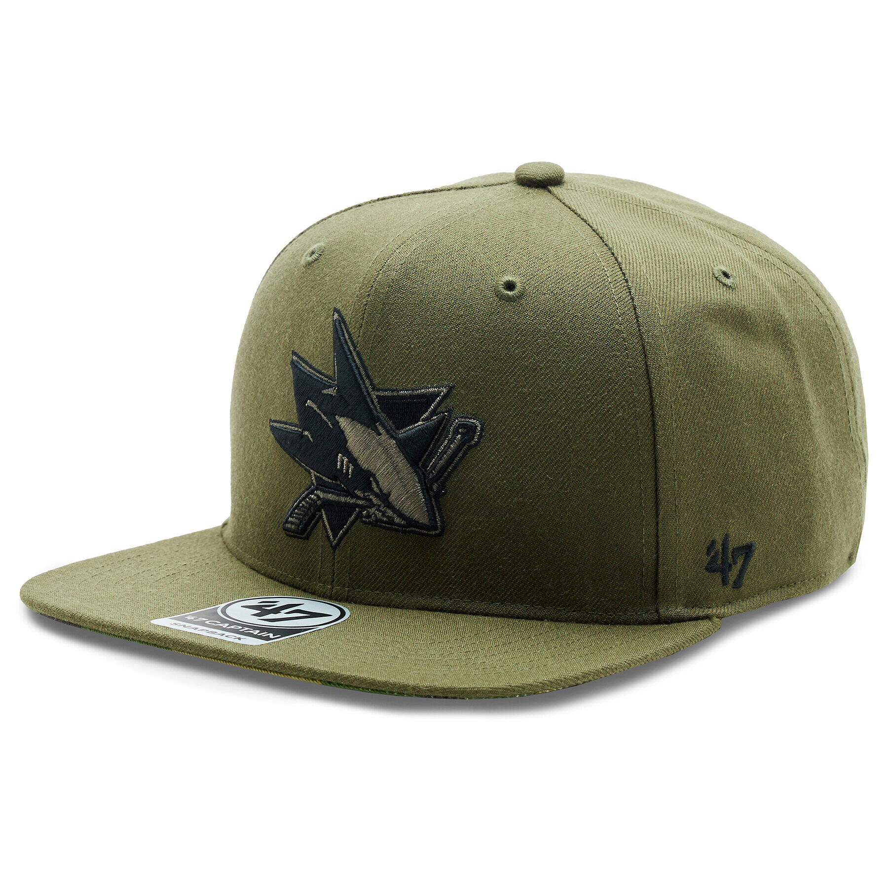 47 Brand Šiltovka NHL San Jose Sharks Ballpark Camo '47 CAPTAIN H-BCAMO22WBP-SW Zelená - Pepit.sk