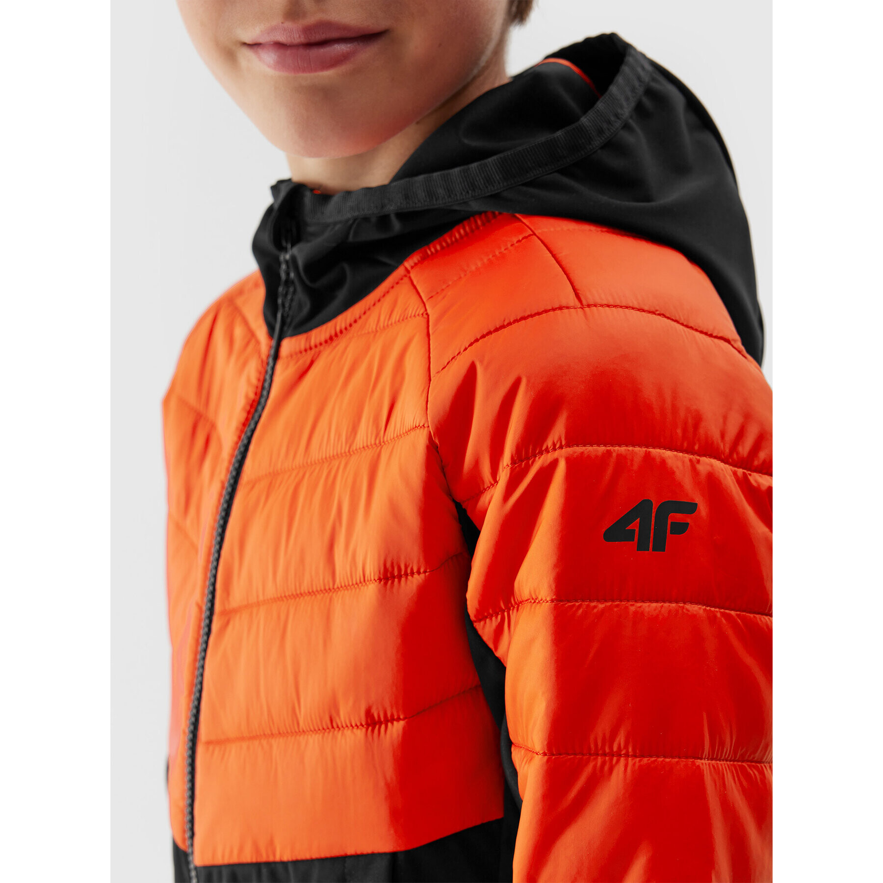 4F Outdoorová bunda JAW23TTJAM282 Oranžová Regular Fit - Pepit.sk