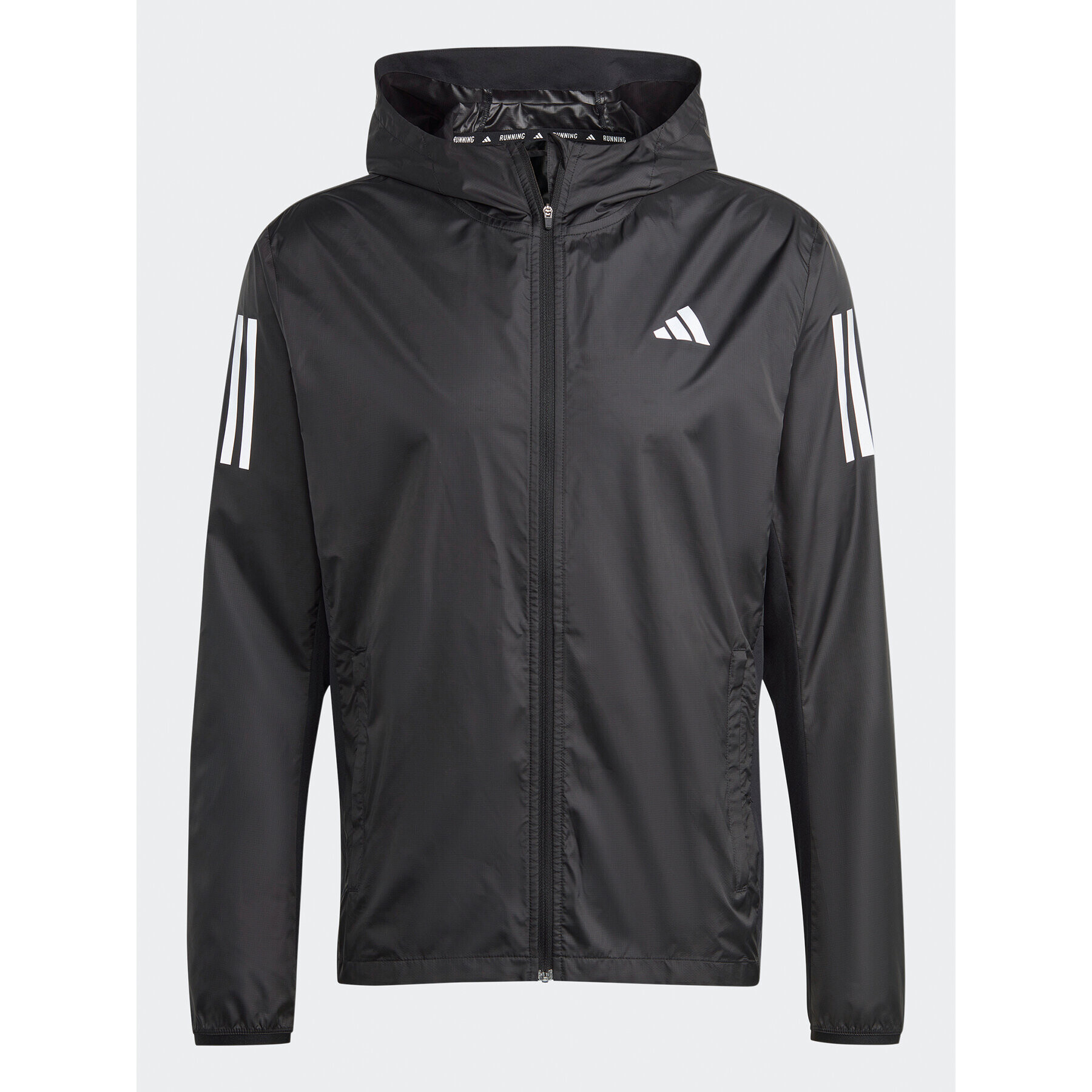 adidas Bežecká bunda Own the Run HZ4523 Čierna Slim Fit - Pepit.sk