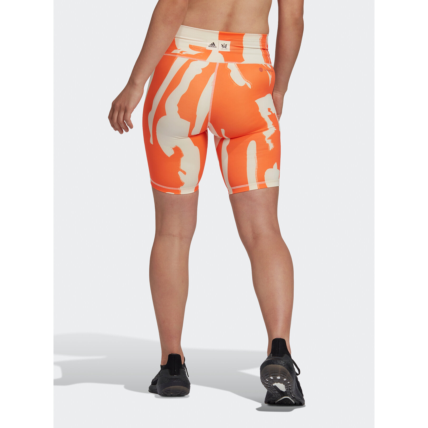 adidas Cyklistické šortky THEBE MAGUGU HN6180 Oranžová Slim Fit - Pepit.sk