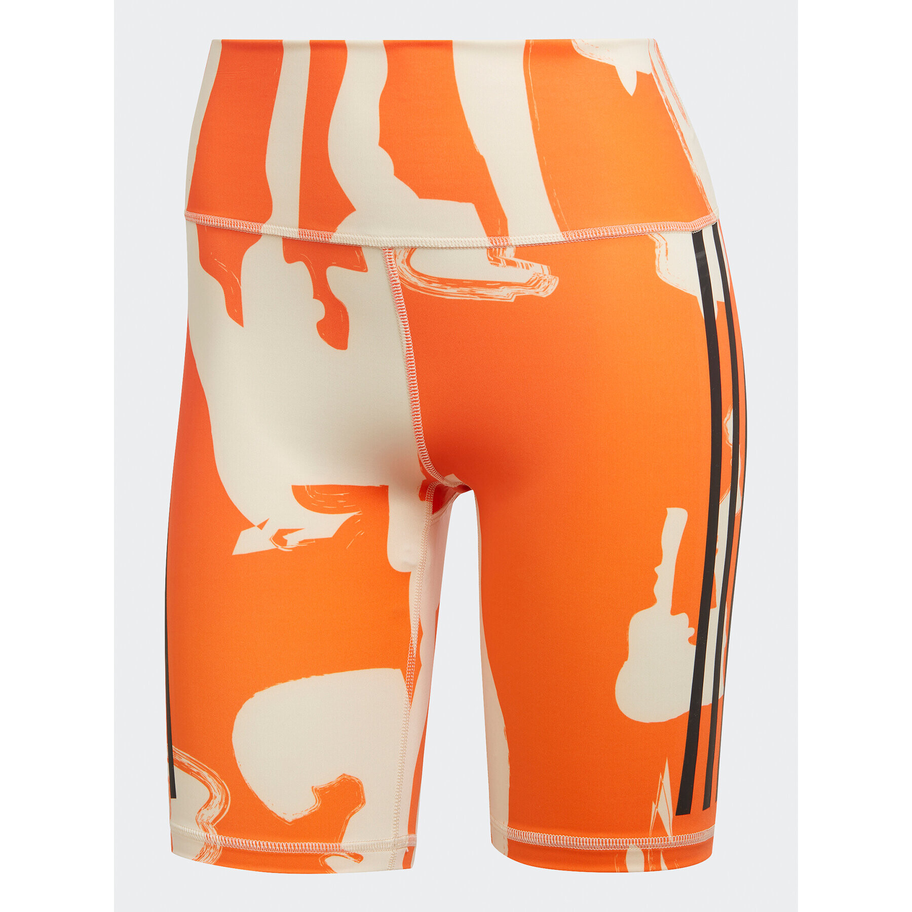 adidas Cyklistické šortky THEBE MAGUGU HN6180 Oranžová Slim Fit - Pepit.sk