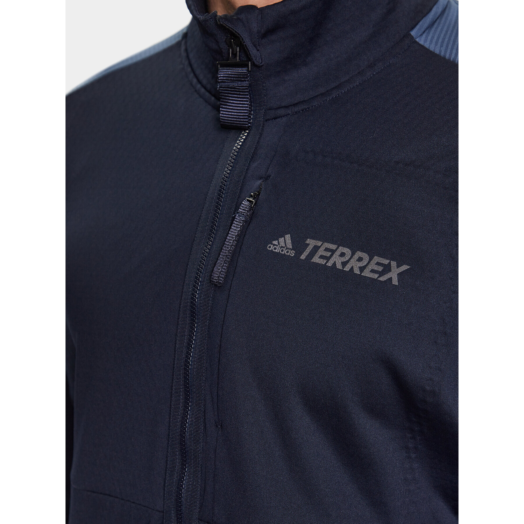 adidas Fleecová mikina Terrex Tech Flooce Hiking Fleece HH9227 Modrá Regular Fit - Pepit.sk