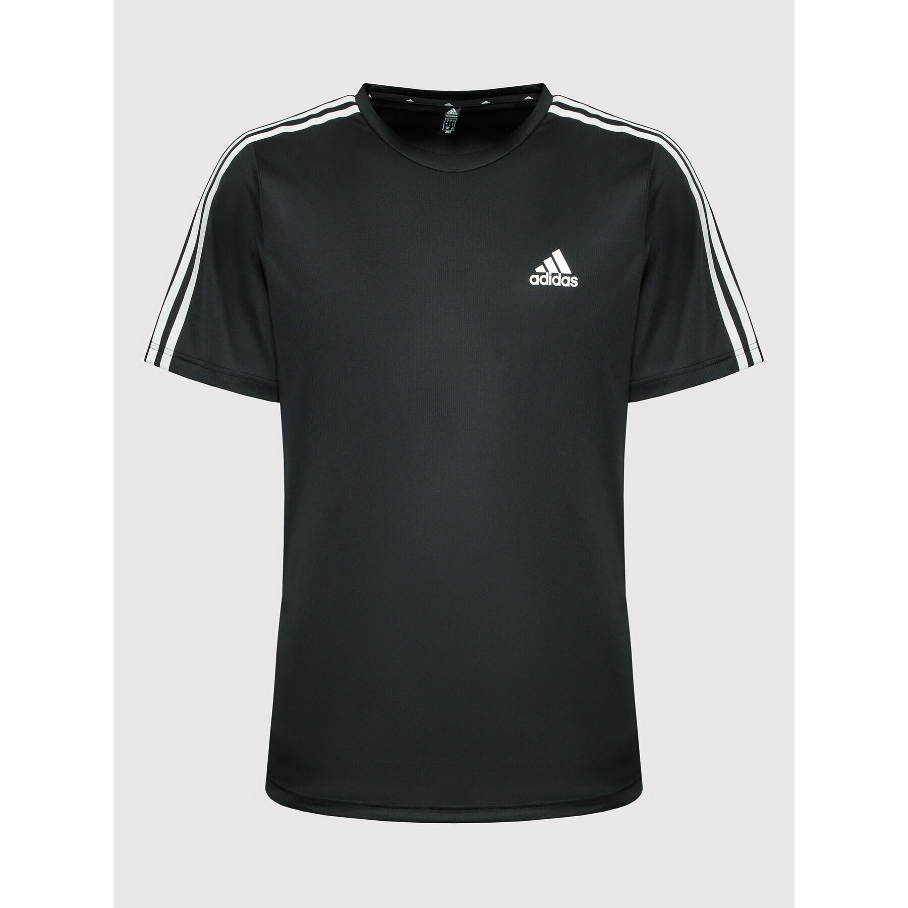 adidas Funkčné tričko Aeroready Designed To Move Sport 3-Stripes GM2105 Čierna Regular Fit - Pepit.sk