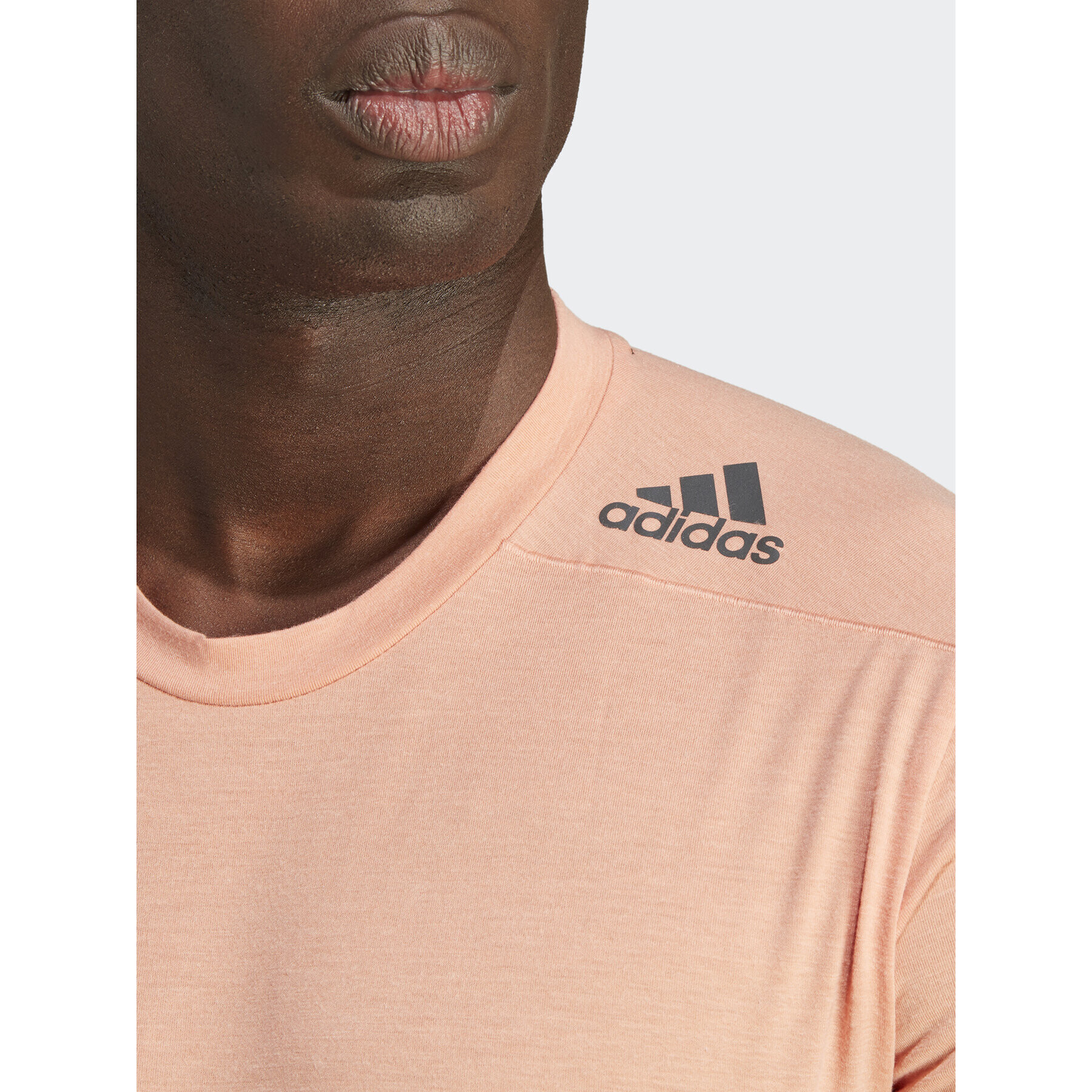 adidas Funkčné tričko Designed for Training IL1443 Oranžová Slim Fit - Pepit.sk