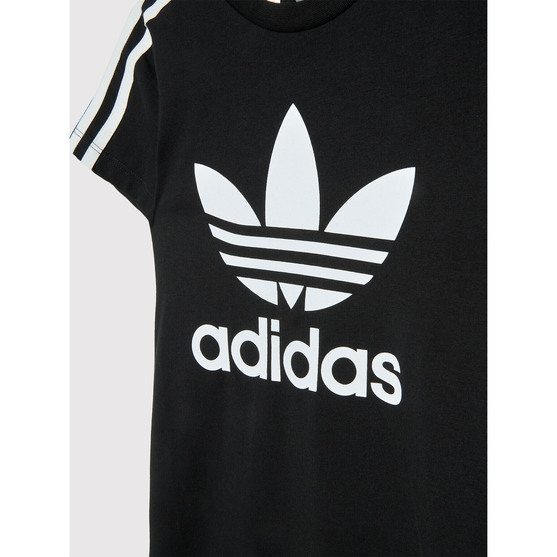 adidas Každodenné šaty adicolor HK0289 Čierna Slim Fit - Pepit.sk