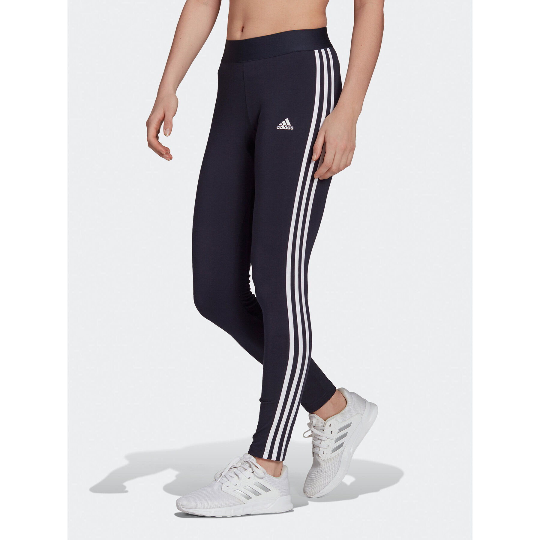 adidas Legíny 3 Stripes Leggings H07771 Modrá - Pepit.sk