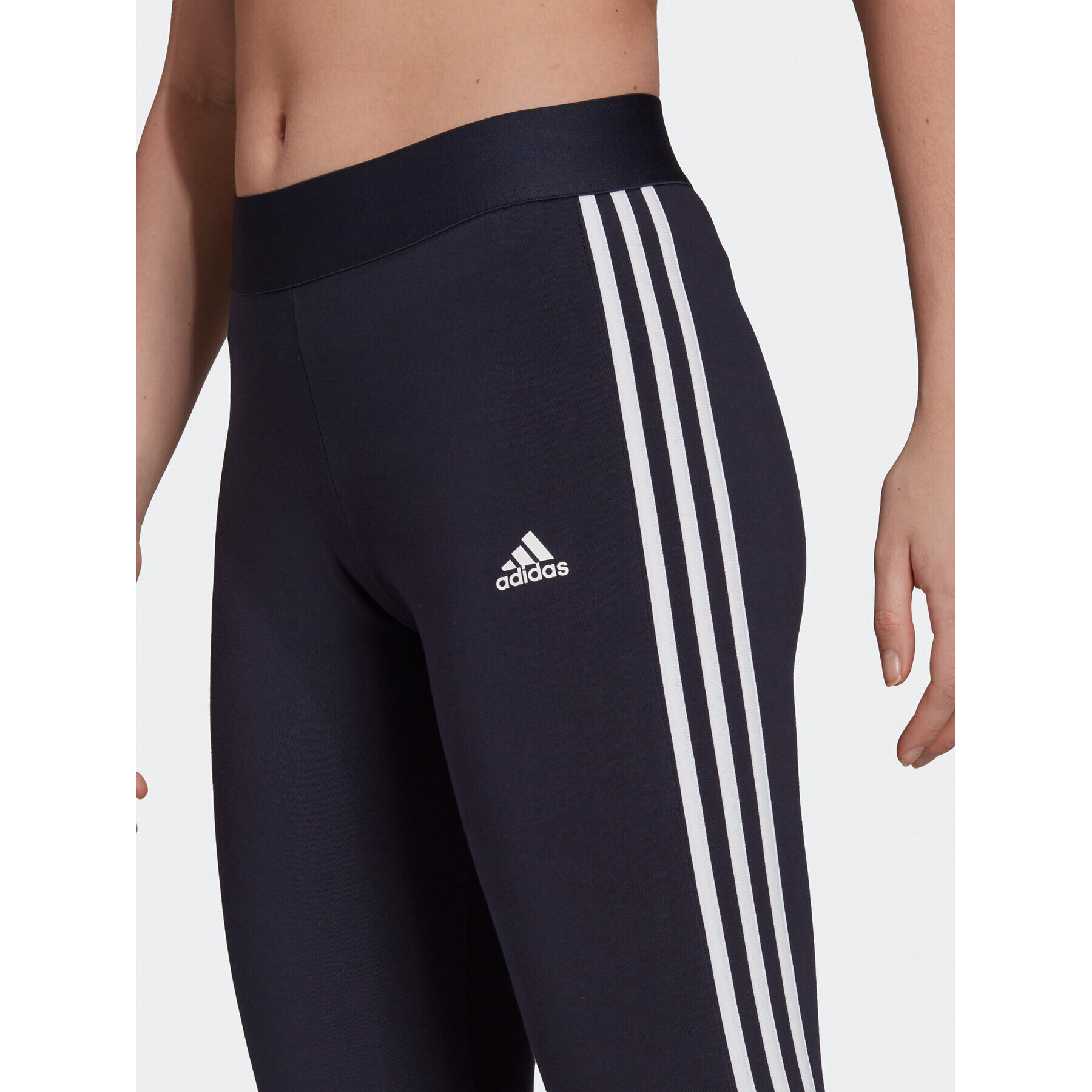 adidas Legíny 3 Stripes Leggings H07771 Modrá - Pepit.sk