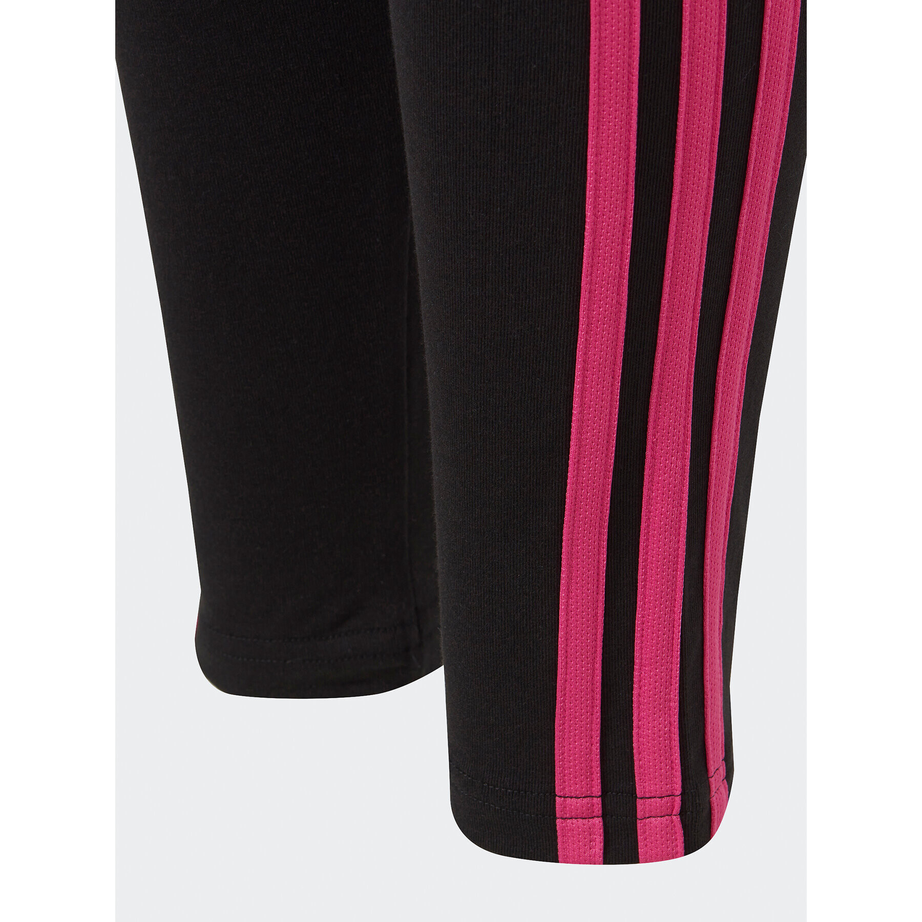 adidas Legíny Essentials 3-Stripes Cotton IC3627 Čierna Tight Fit - Pepit.sk