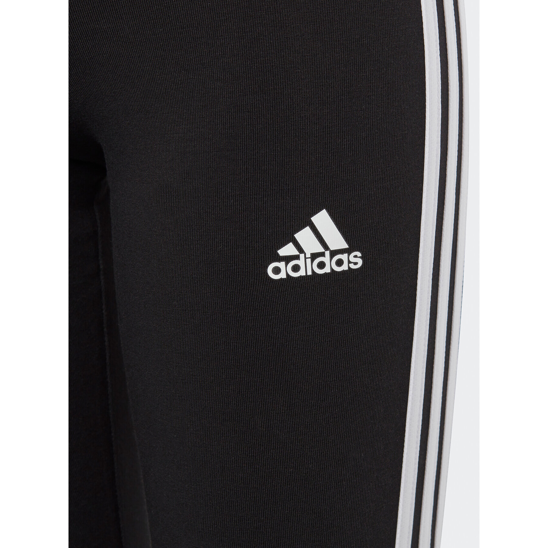 adidas Legíny Essentials 3-Stripes Cotton Leggings IC3623 Čierna - Pepit.sk