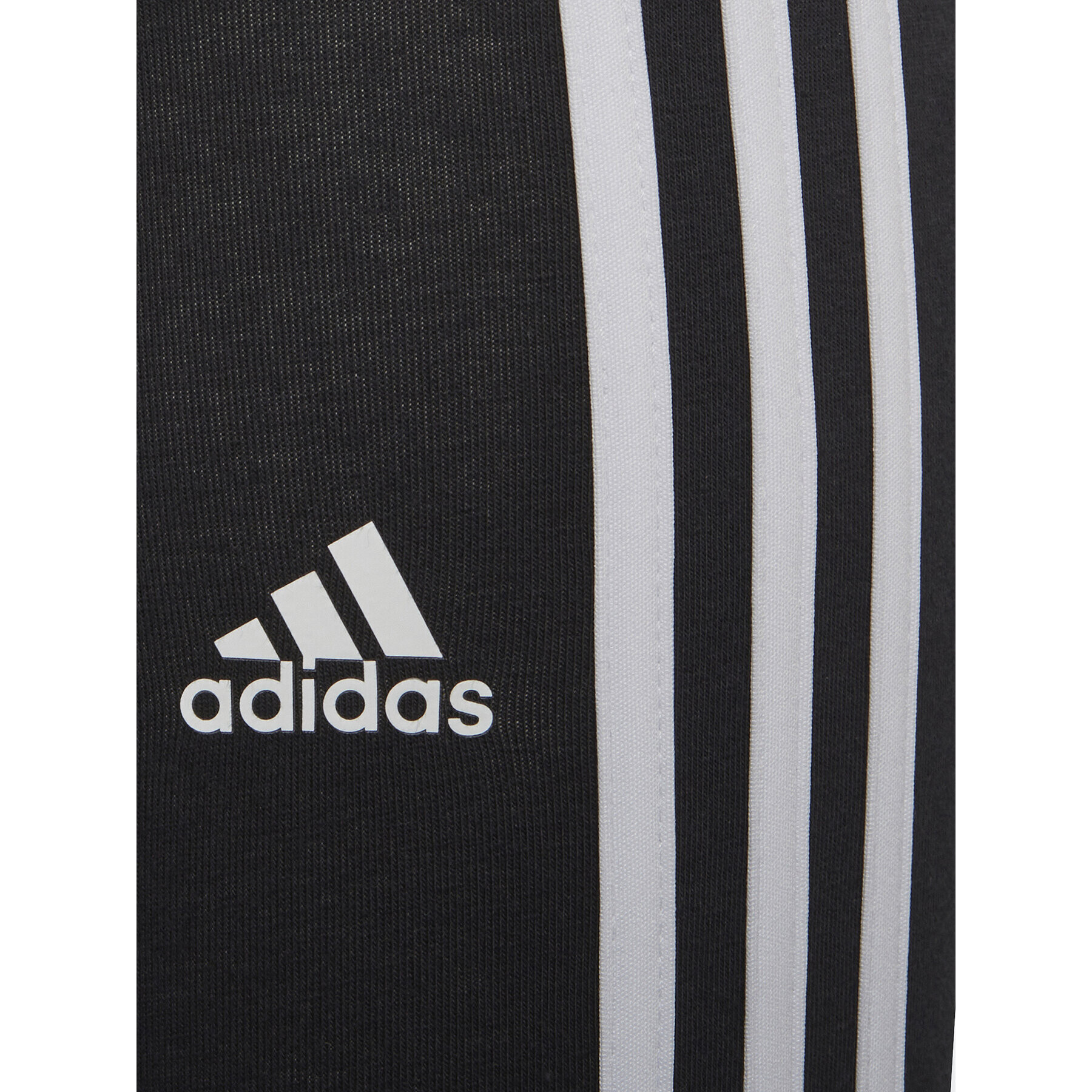 adidas Legíny Essentials 3-Stripes Leggings H65800 Čierna Fitted Fit - Pepit.sk