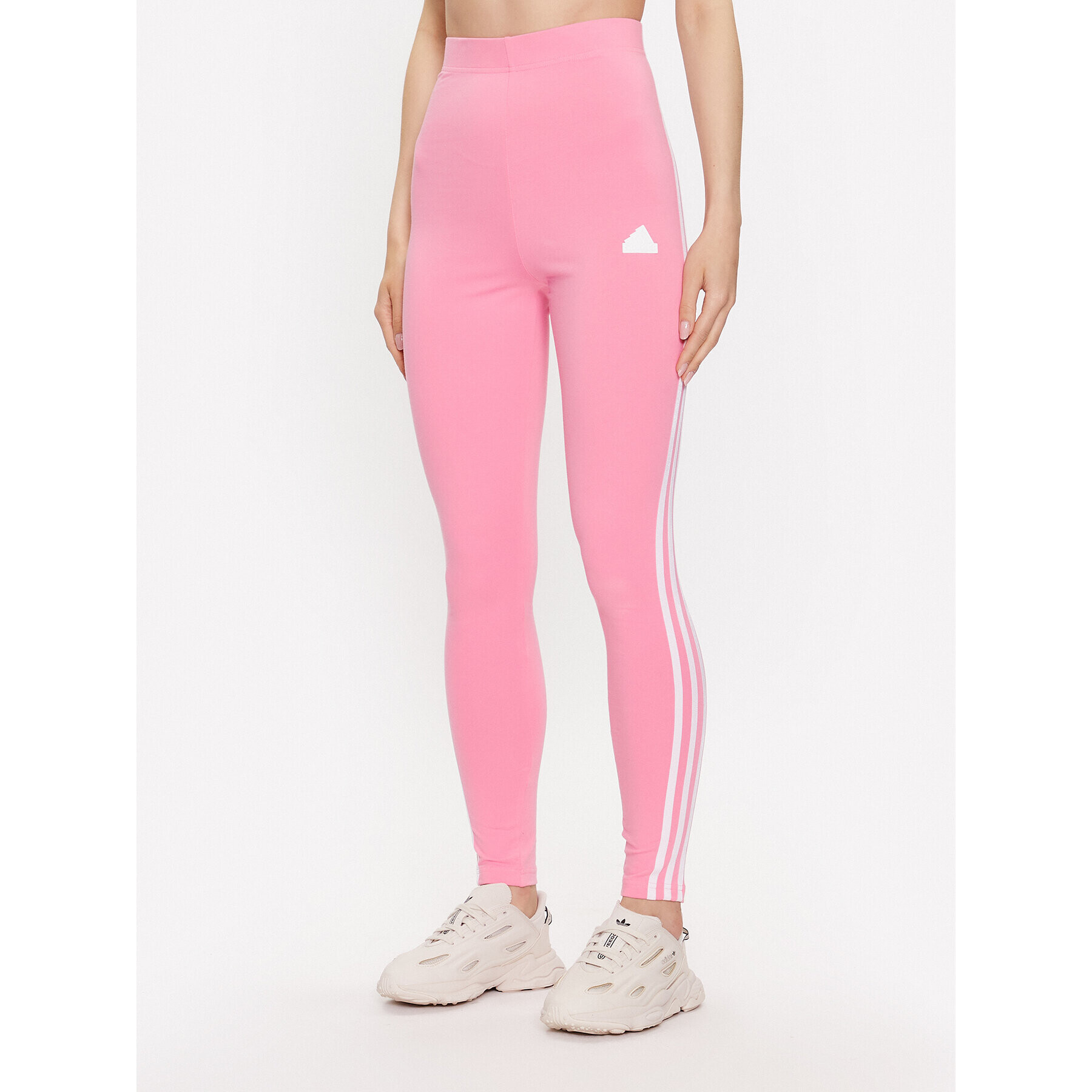 adidas Legíny Future Icons 3-Stripes Leggings IC0519 Ružová Regular Fit - Pepit.sk