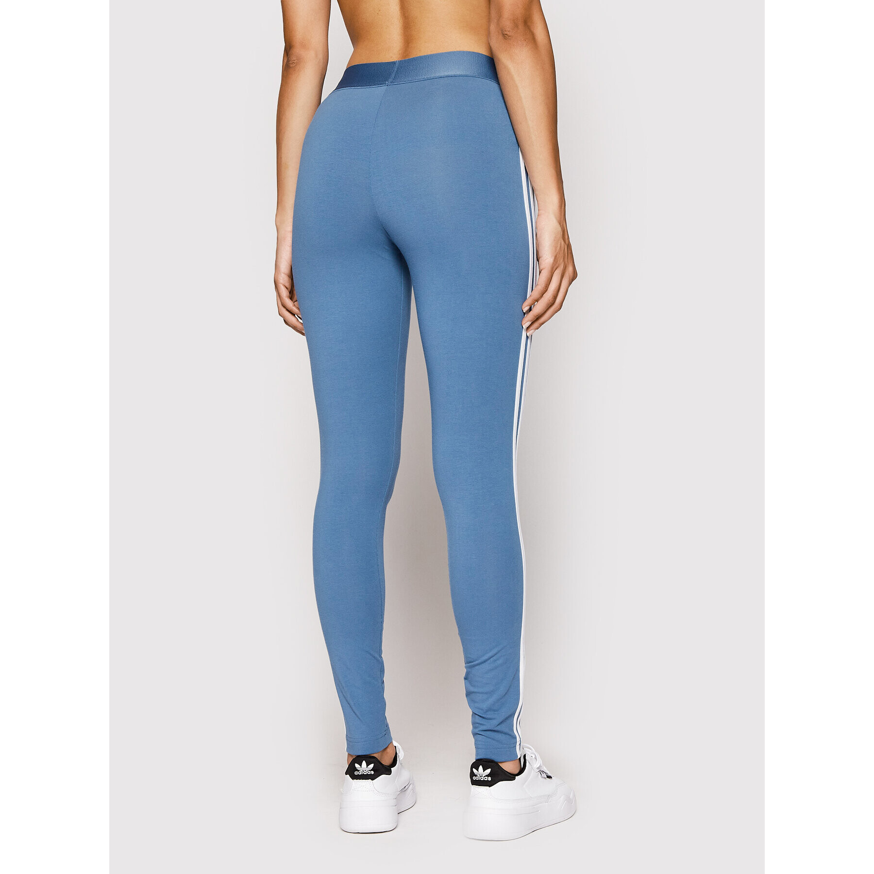 adidas Legíny Loungewear Essentials 3-Stripes HD1830 Modrá Tight Fit - Pepit.sk