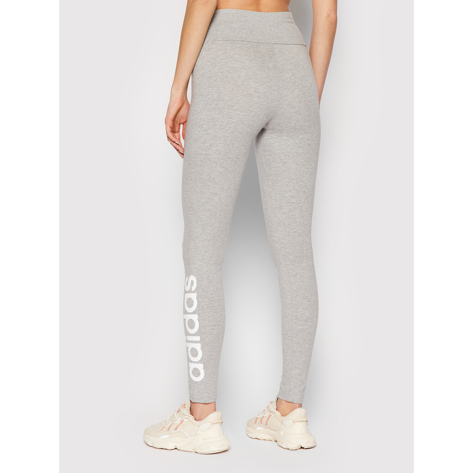 adidas Legíny Loungewear Essentials Logo GL0638 Sivá Slim Fit - Pepit.sk