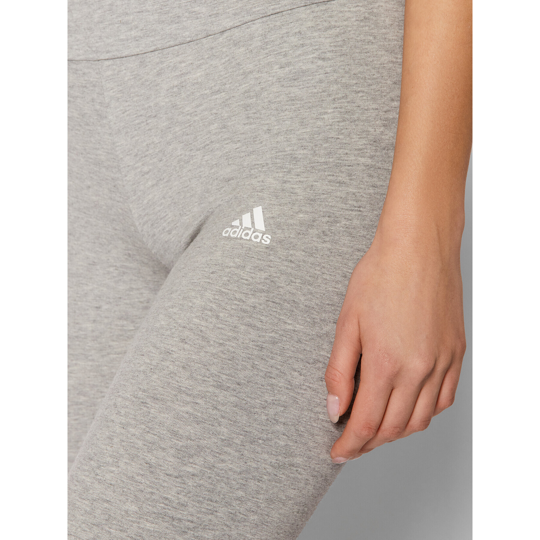 adidas Legíny Loungewear Essentials Logo GL0638 Sivá Slim Fit - Pepit.sk