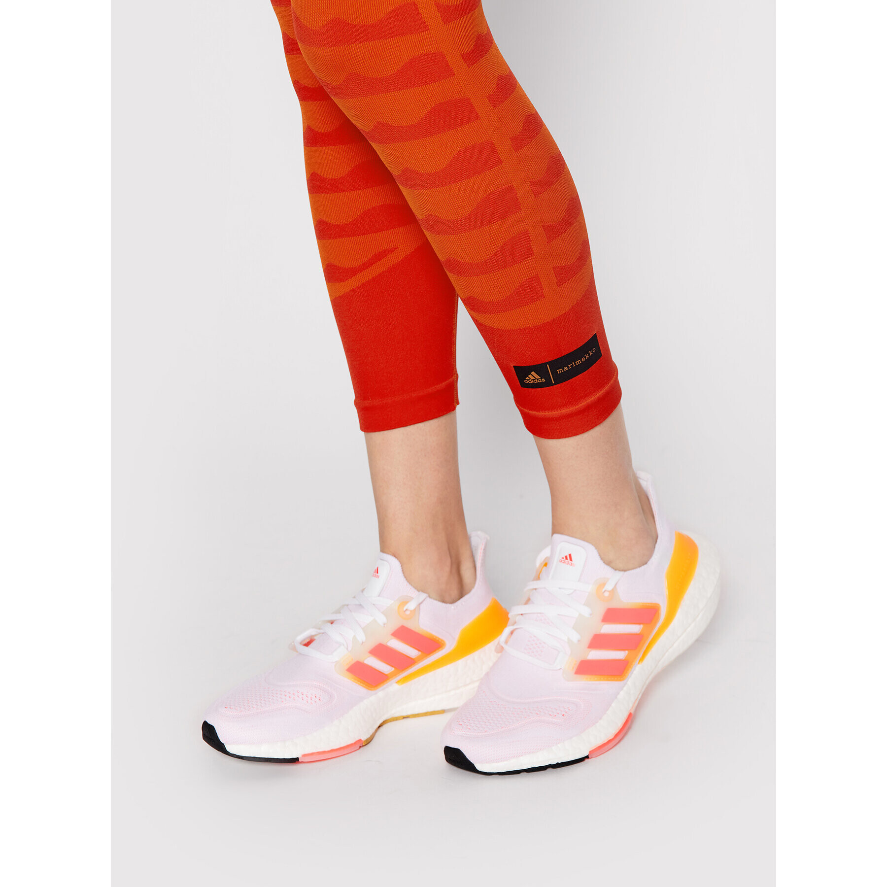 adidas Legíny MARIMEKKO Aeroknit HH7308 Oranžová Slim Fit - Pepit.sk