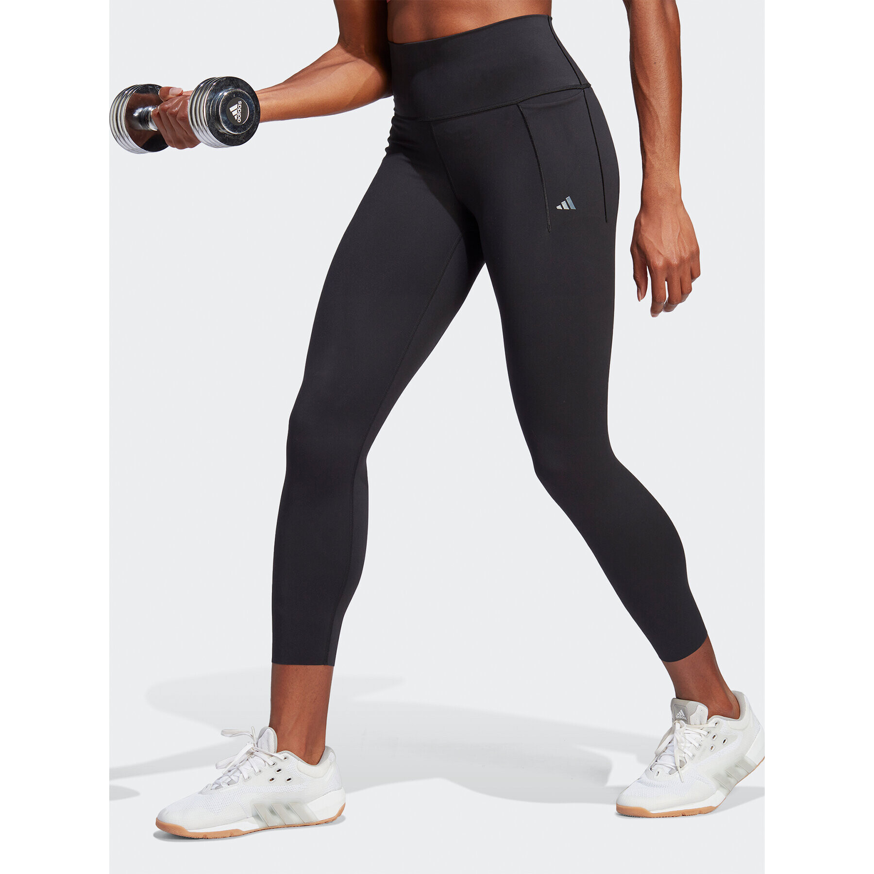 adidas Legíny Optime Training Luxe 7/8 Leggings HS7425 Čierna - Pepit.sk