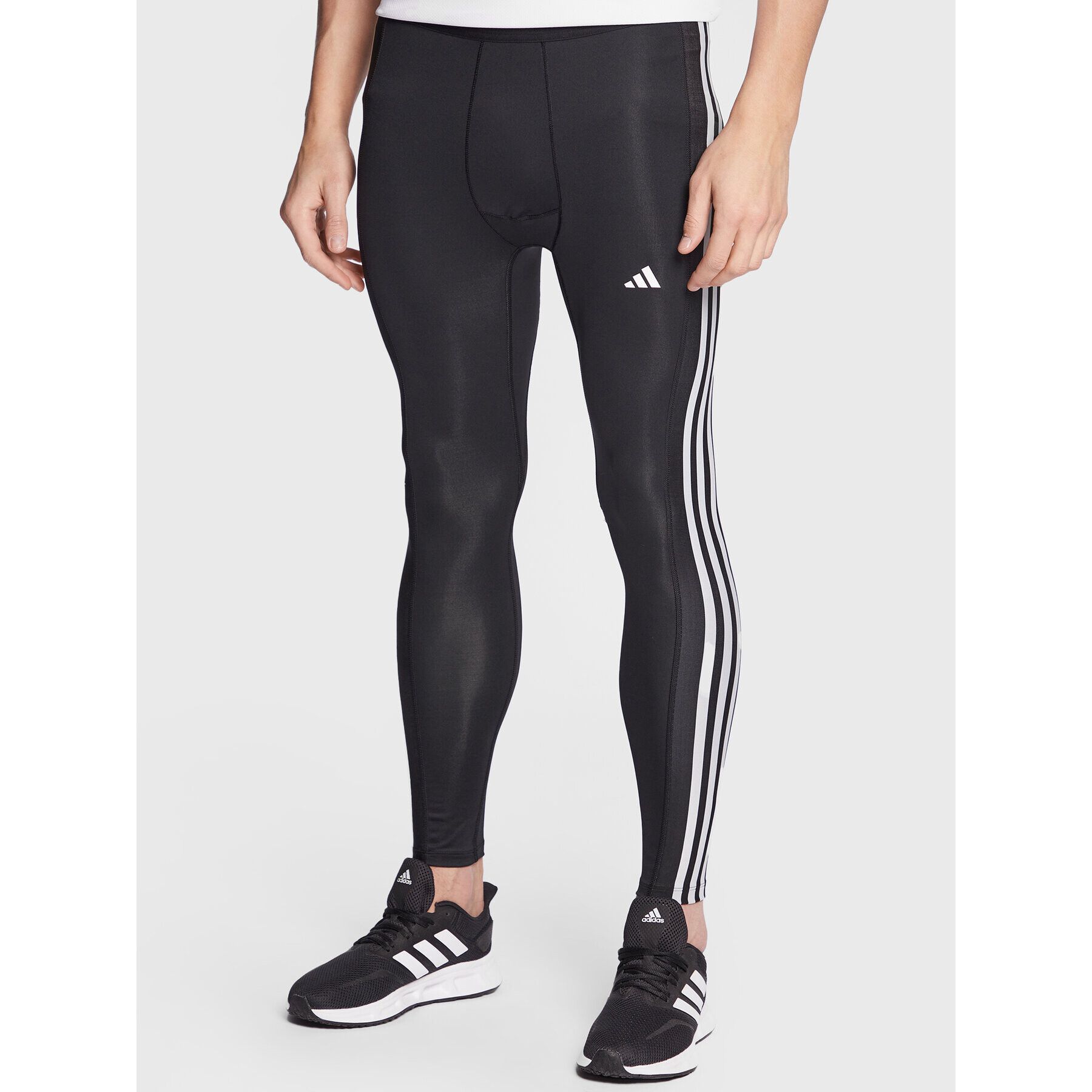 adidas Legíny Techfit 3-Stripes Training HD3530 Čierna Slim Fit - Pepit.sk