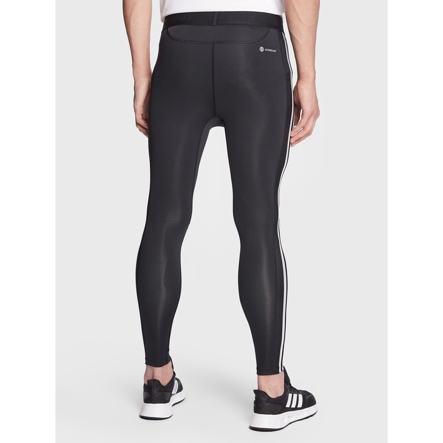 adidas Legíny Techfit 3-Stripes Training HD3530 Čierna Slim Fit - Pepit.sk