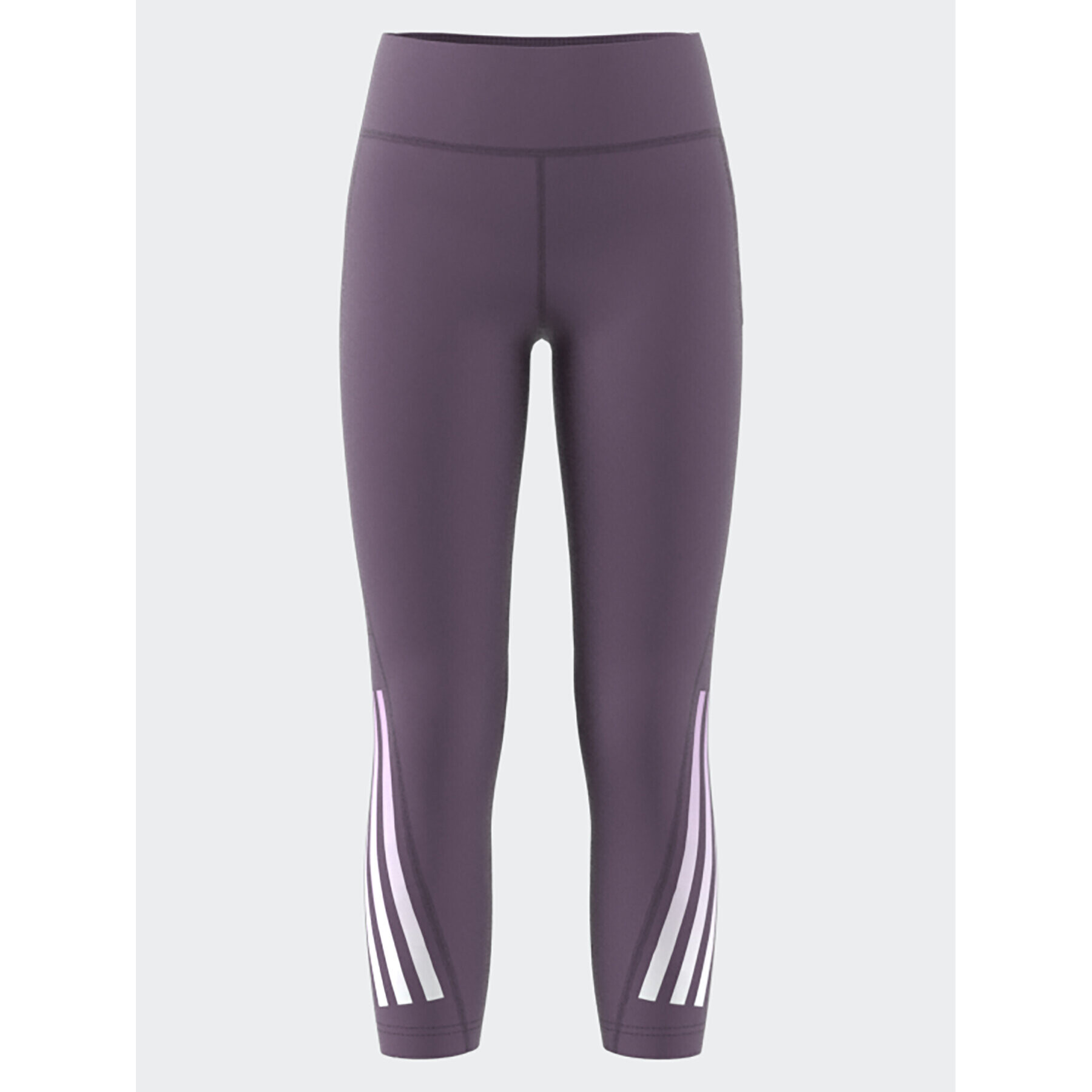 adidas Legíny Training AEROREADY 3-Stripes High-Rise 7/8 Optime Pocket Leggings IJ7122 Fialová - Pepit.sk